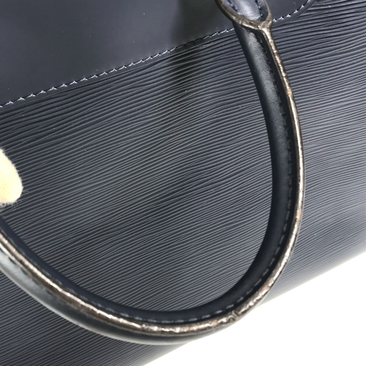 Louis Vuitton Navy Navy Blue Epi Leather Handbag (Pre-Owned)