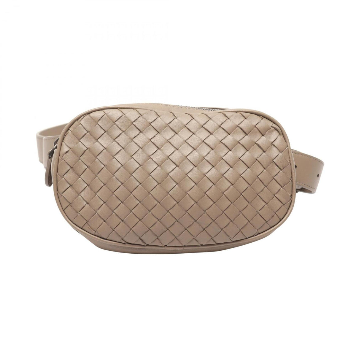 Bottega Veneta Beige Intrecciato Fanny Pack (Pre-Owned)