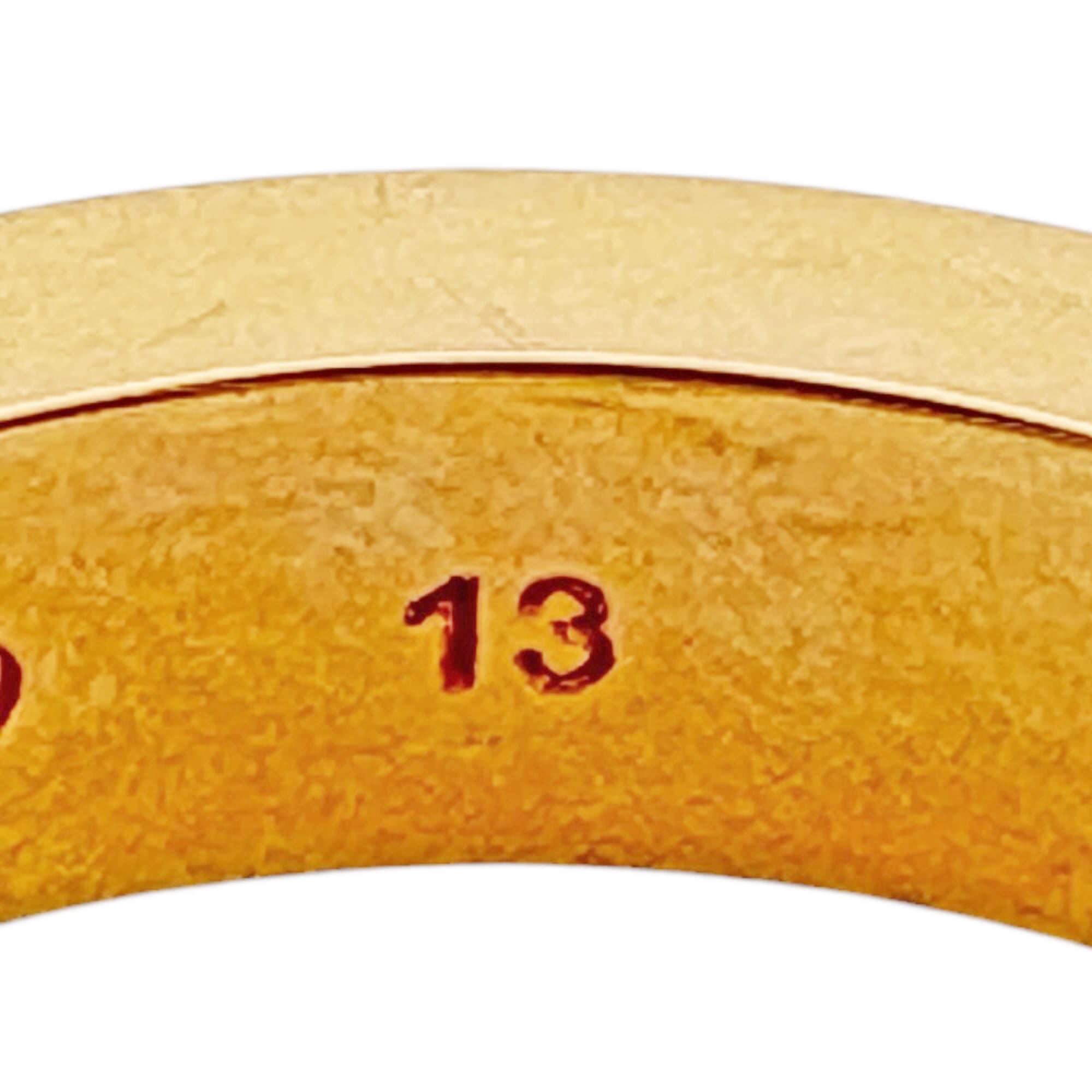 Gucci Gold Pink Gold (18K) Band Ring (Pre-Owned)