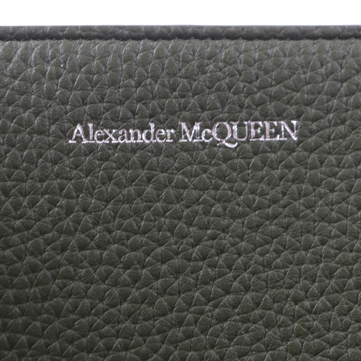 Alexander Mcqueen Khaki Leather Tote Bag (Pre-Owned)