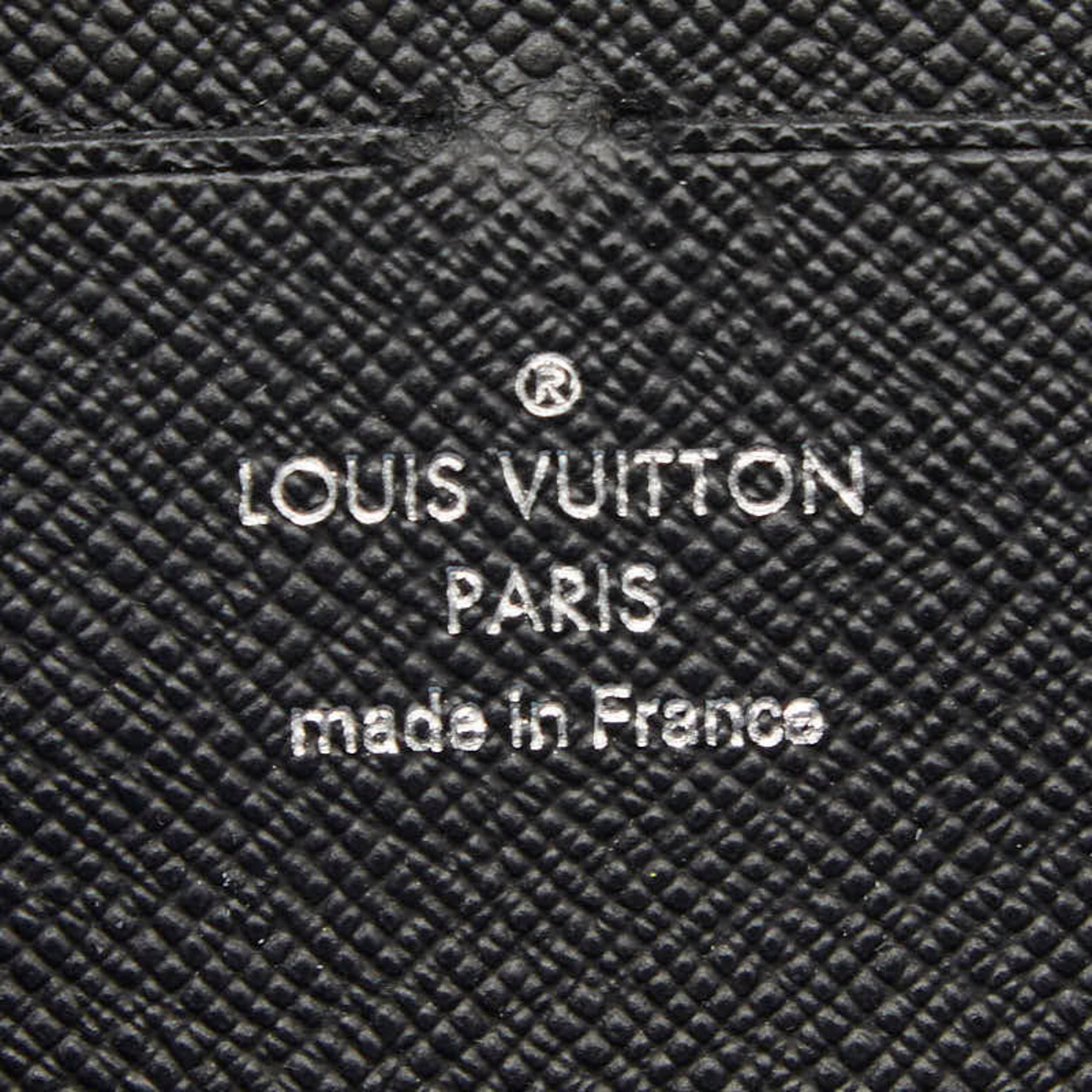 Louis Vuitton Blue Leather Long Wallet (Bi-Fold) (Pre-Owned)