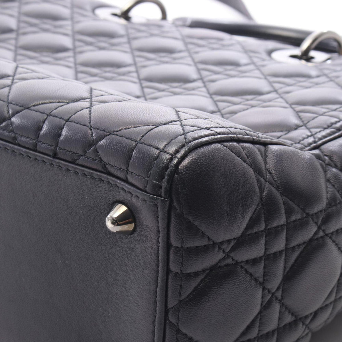 Christian Dior Black Leather Handbag (Pre-Owned)