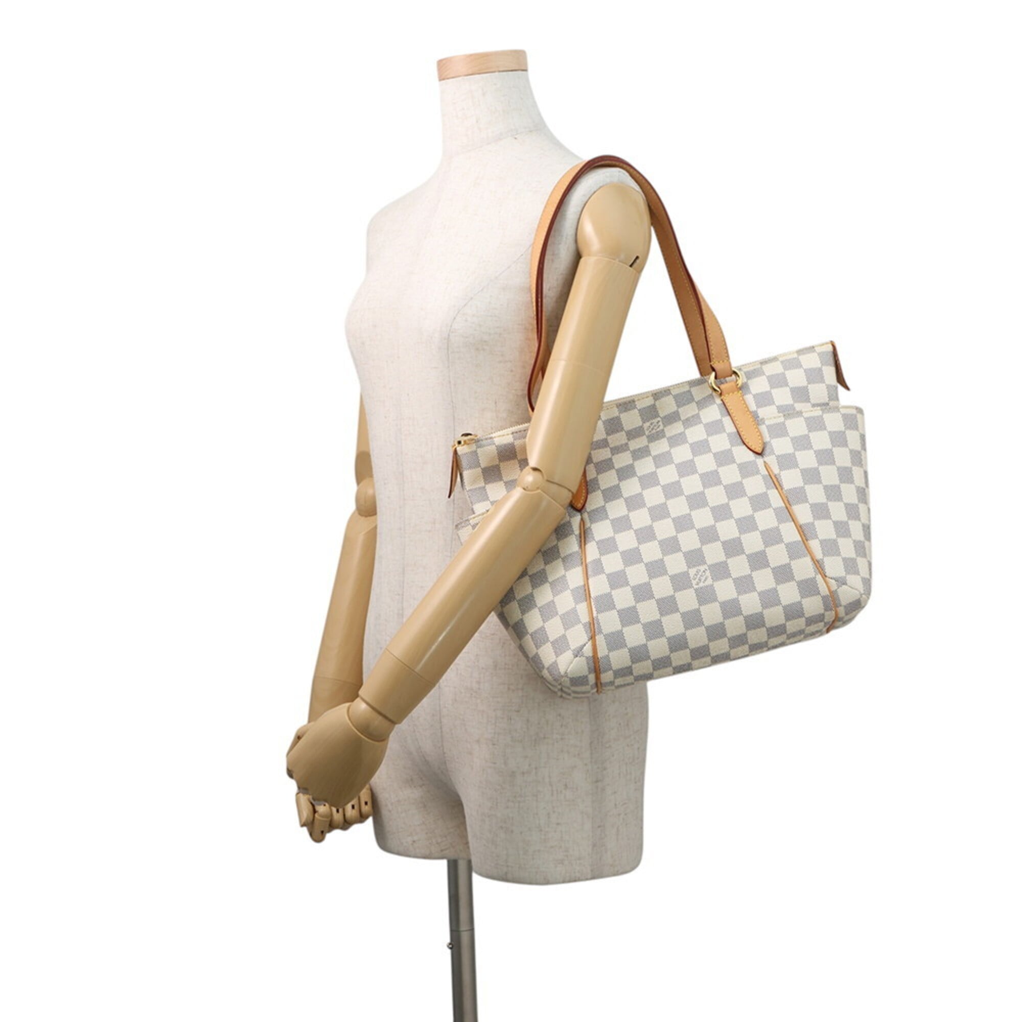 Louis Vuitton Damier Azur Beige Damier Azur Handbag Shoulder Bag (Pre-Owned)