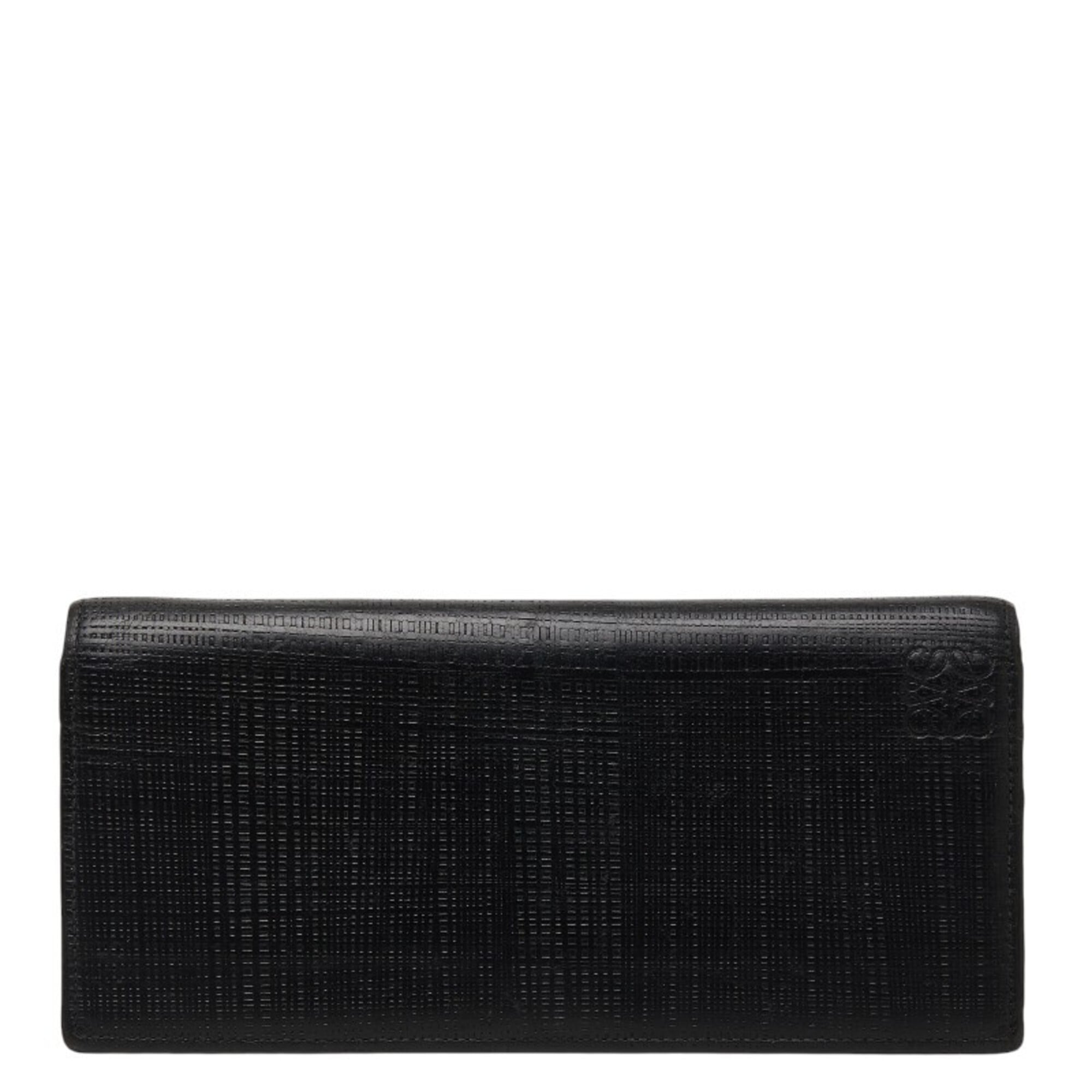 Loewe Black Leather Long Wallet (Bi-Fold) (Pre-Owned)