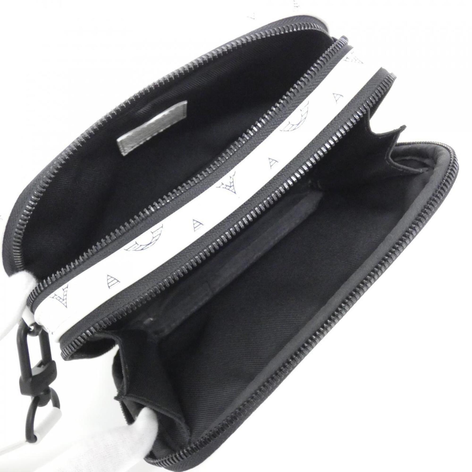 Louis Vuitton Monogram Shadow White Leather Handbag (Pre-Owned)