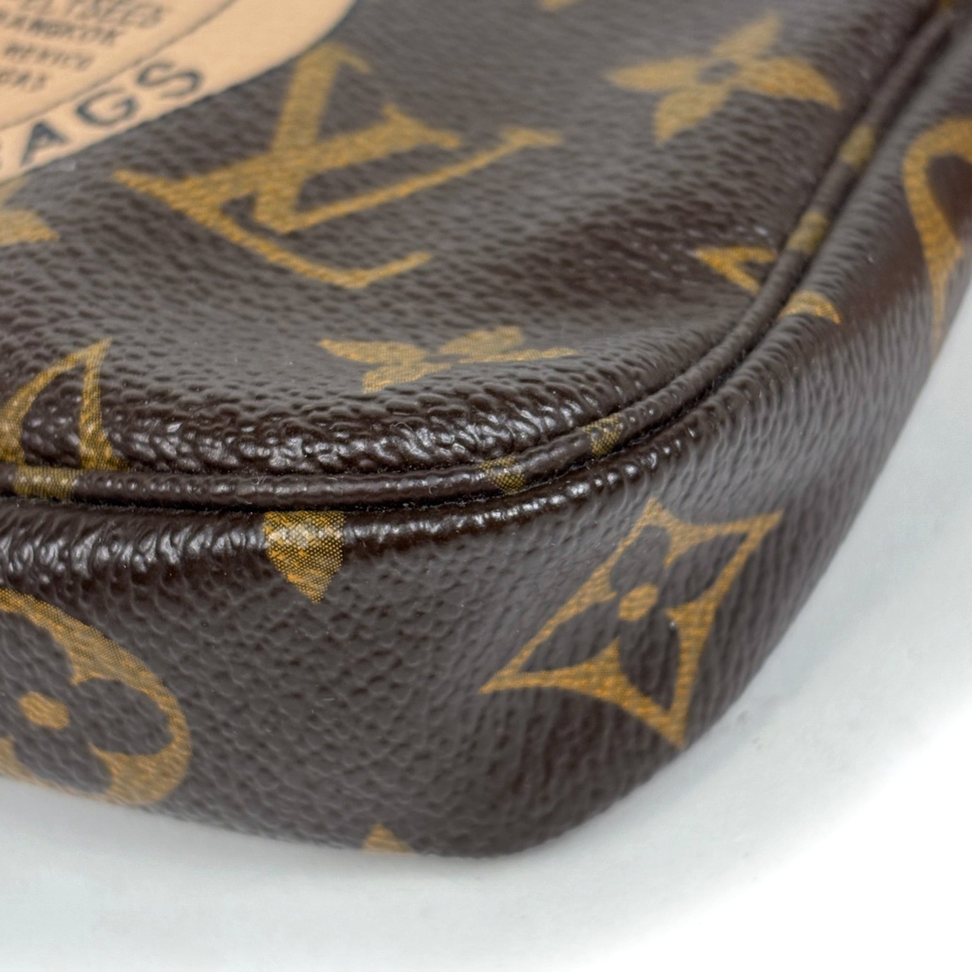 Louis Vuitton Brown Monogram Pochette Pouch (Pre-Owned)