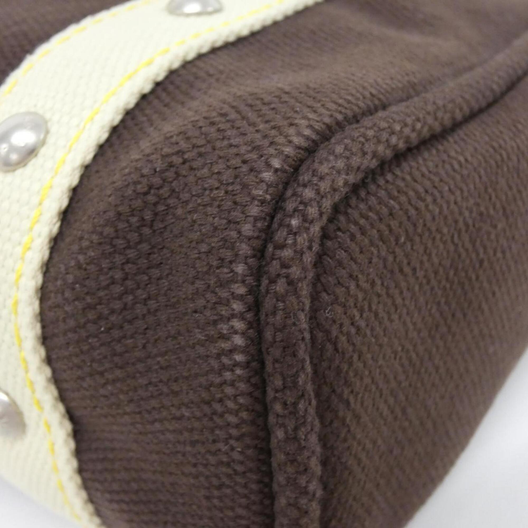 Louis Vuitton Mocha Canvas Handbag (Pre-Owned)