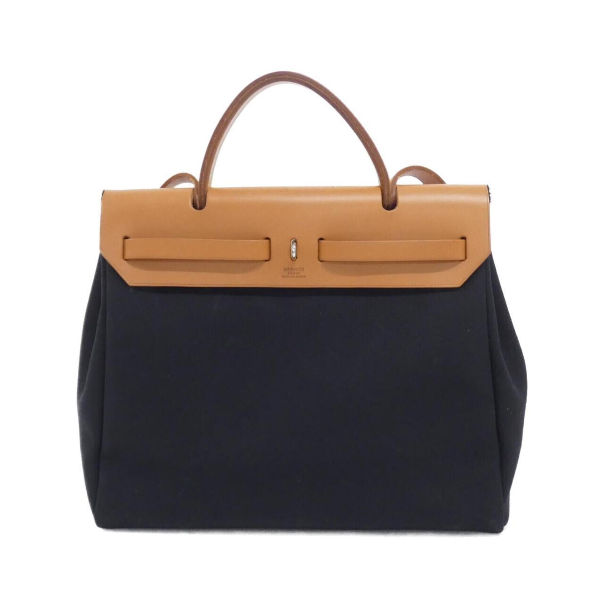 Hermes Natural Toile H Handbag (Pre-Owned)