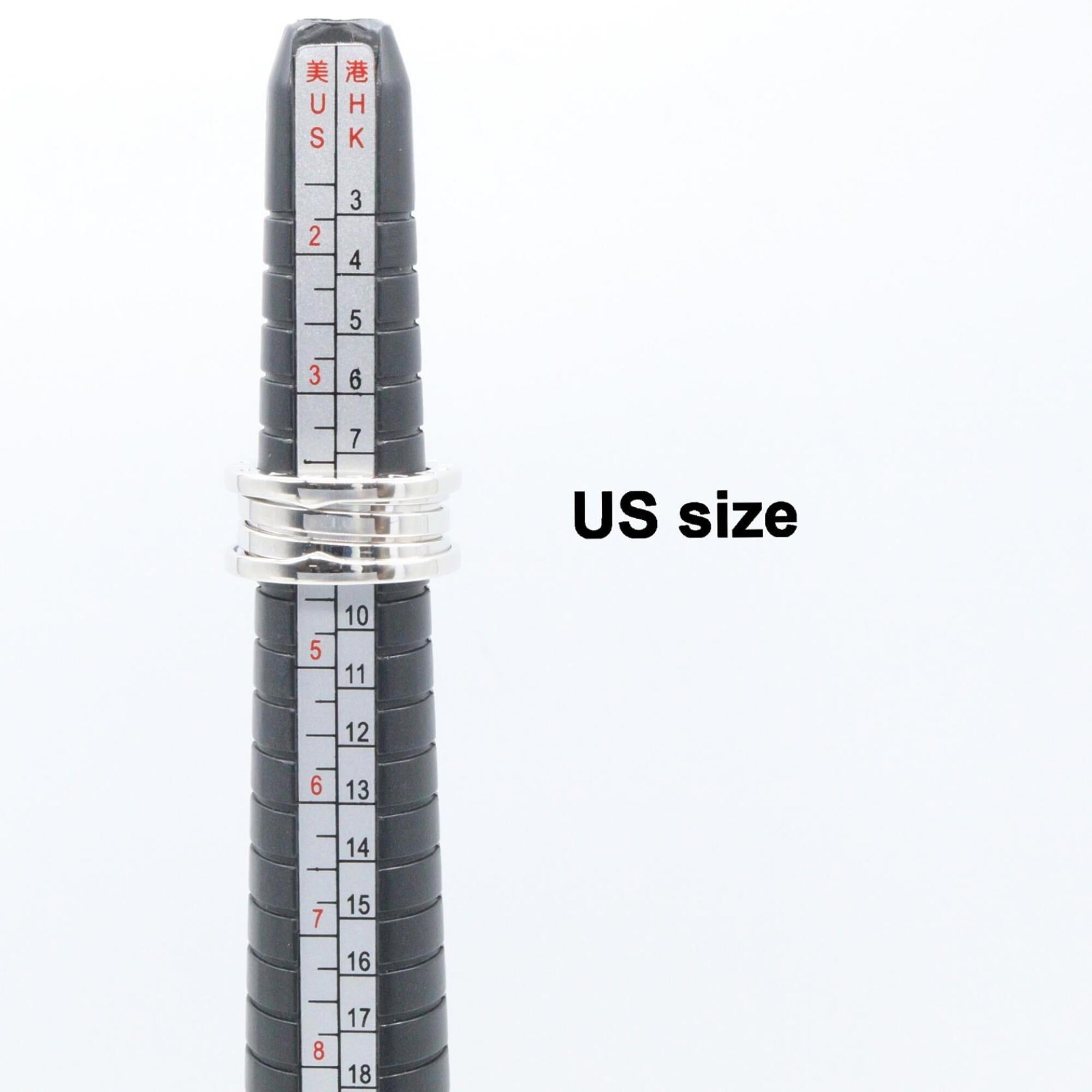 Bvlgari Silver White Gold (18K) Band Ring (Pre-Owned)