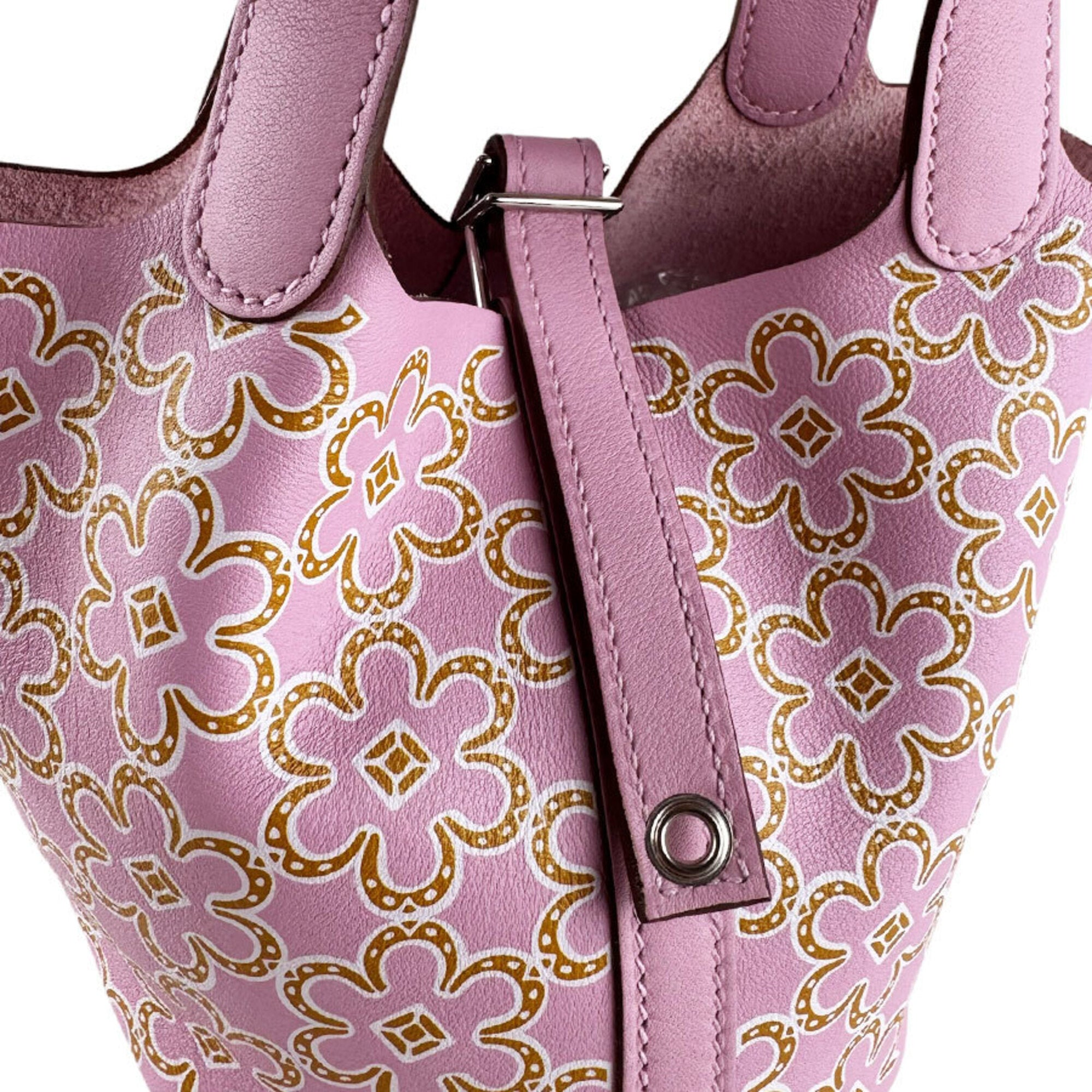Hermes Pink Swift Leather Handbag (Pre-Owned)