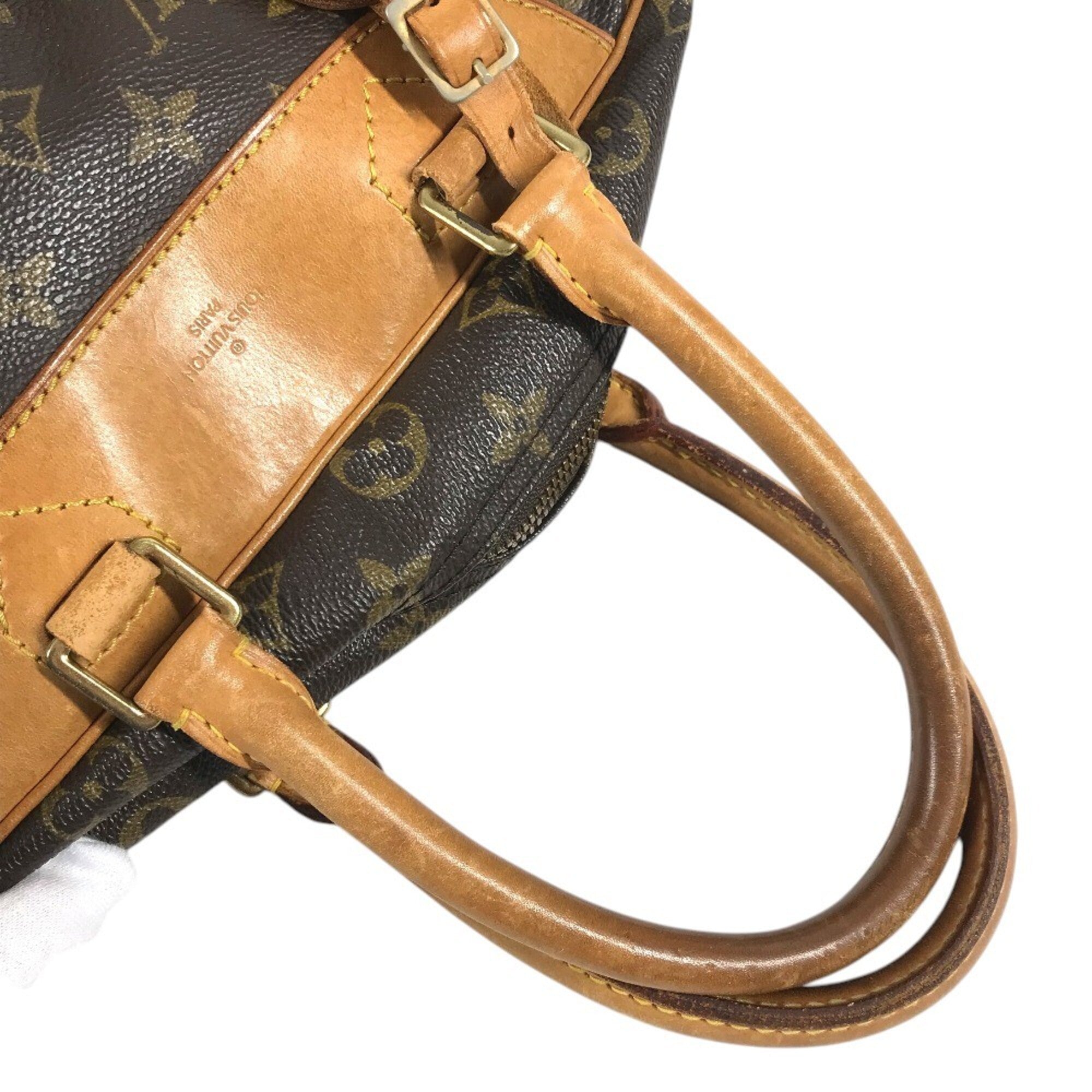 Louis Vuitton Brown Monogram Canvas Boston Bag Handbag Tote Bag (Pre-Owned)