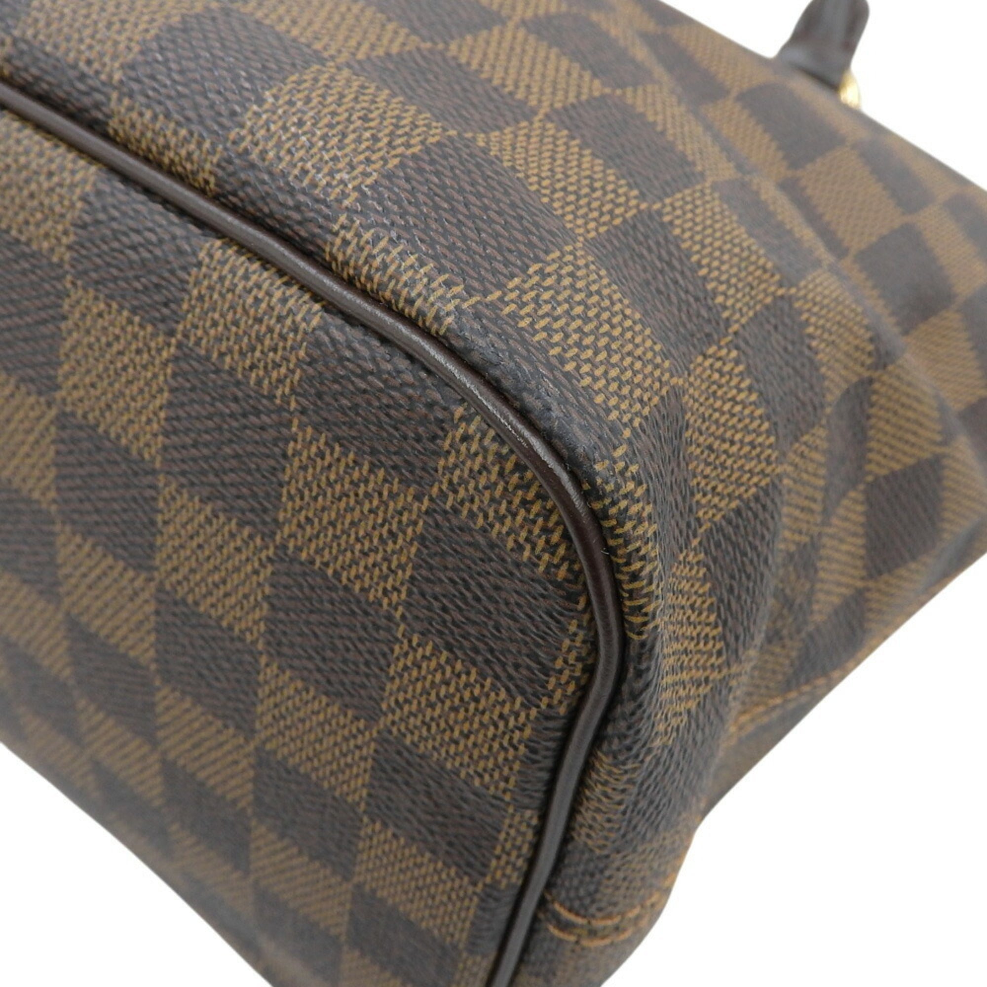 Louis Vuitton Brown Ebene Pvc Handbag Tote Bag (Pre-Owned)