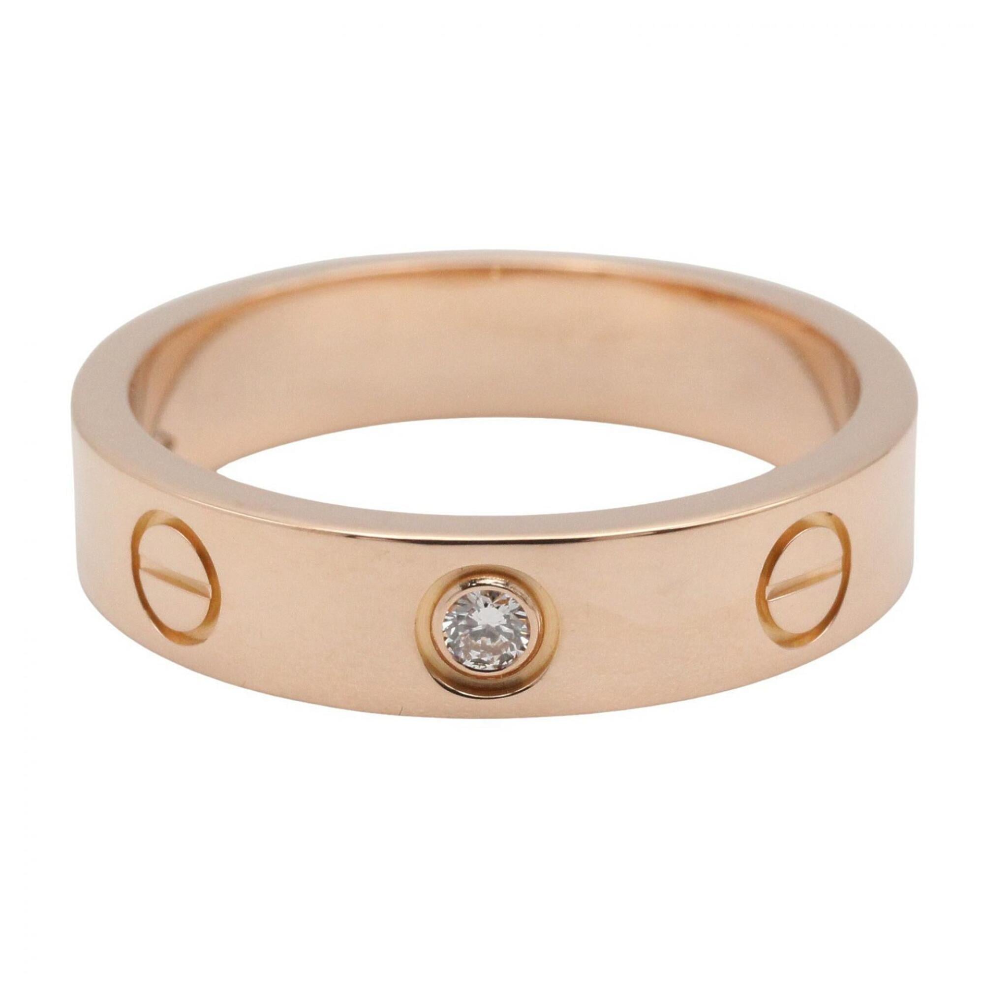 Cartier Gold Clear Pink Gold (18K) Band Ring (Pre-Owned)