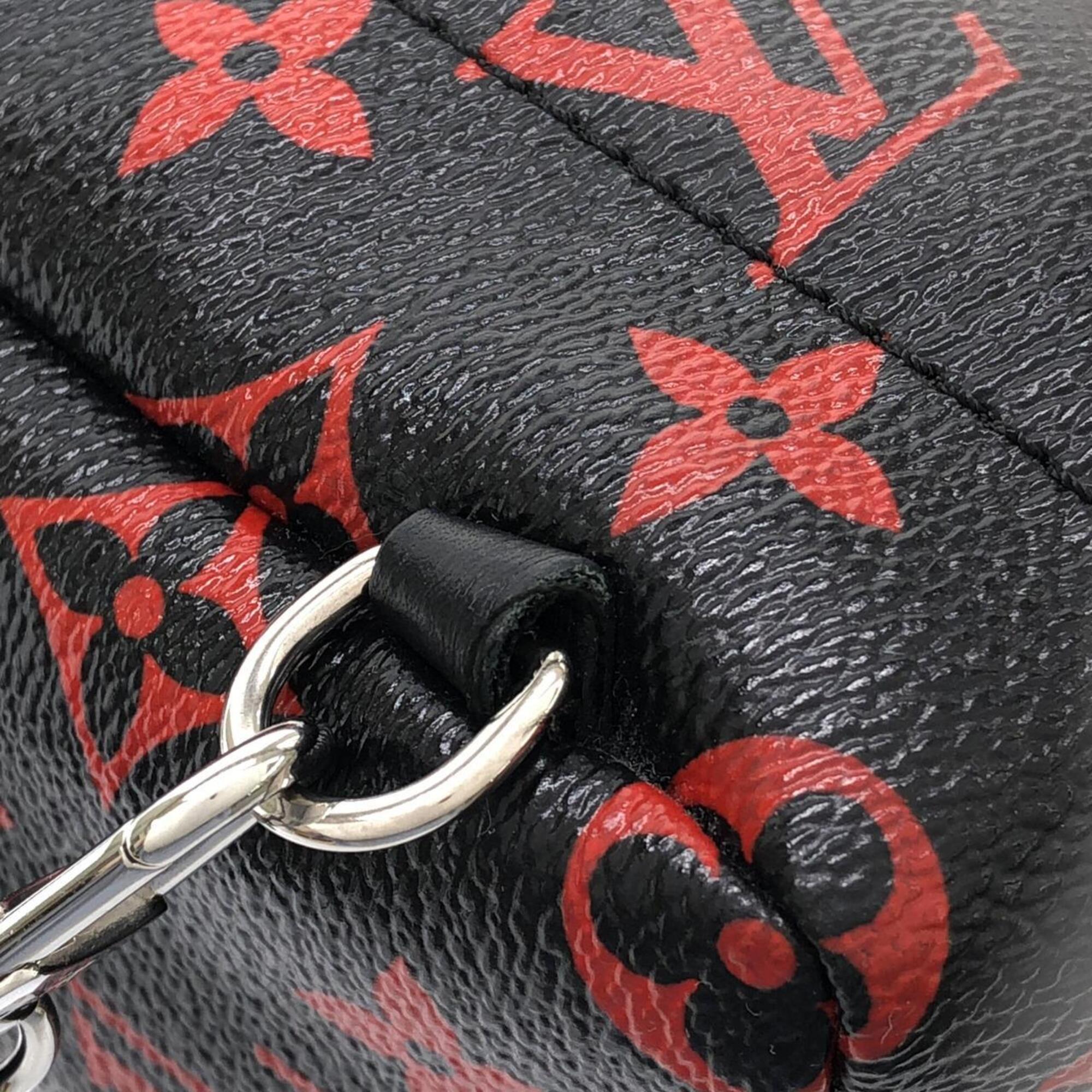 Louis Vuitton Black Rouge Coated Canvas Backpack (Pre-Owned)