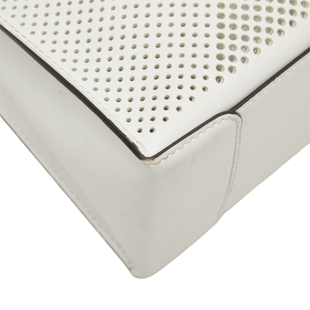 Michael Kors White Leather Handbag Shoulder Bag (Pre-Owned)