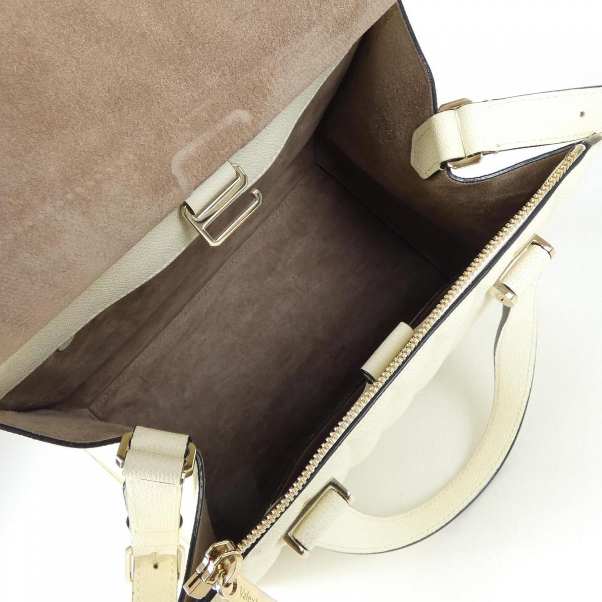 Valextra White Handbag (Pre-Owned)