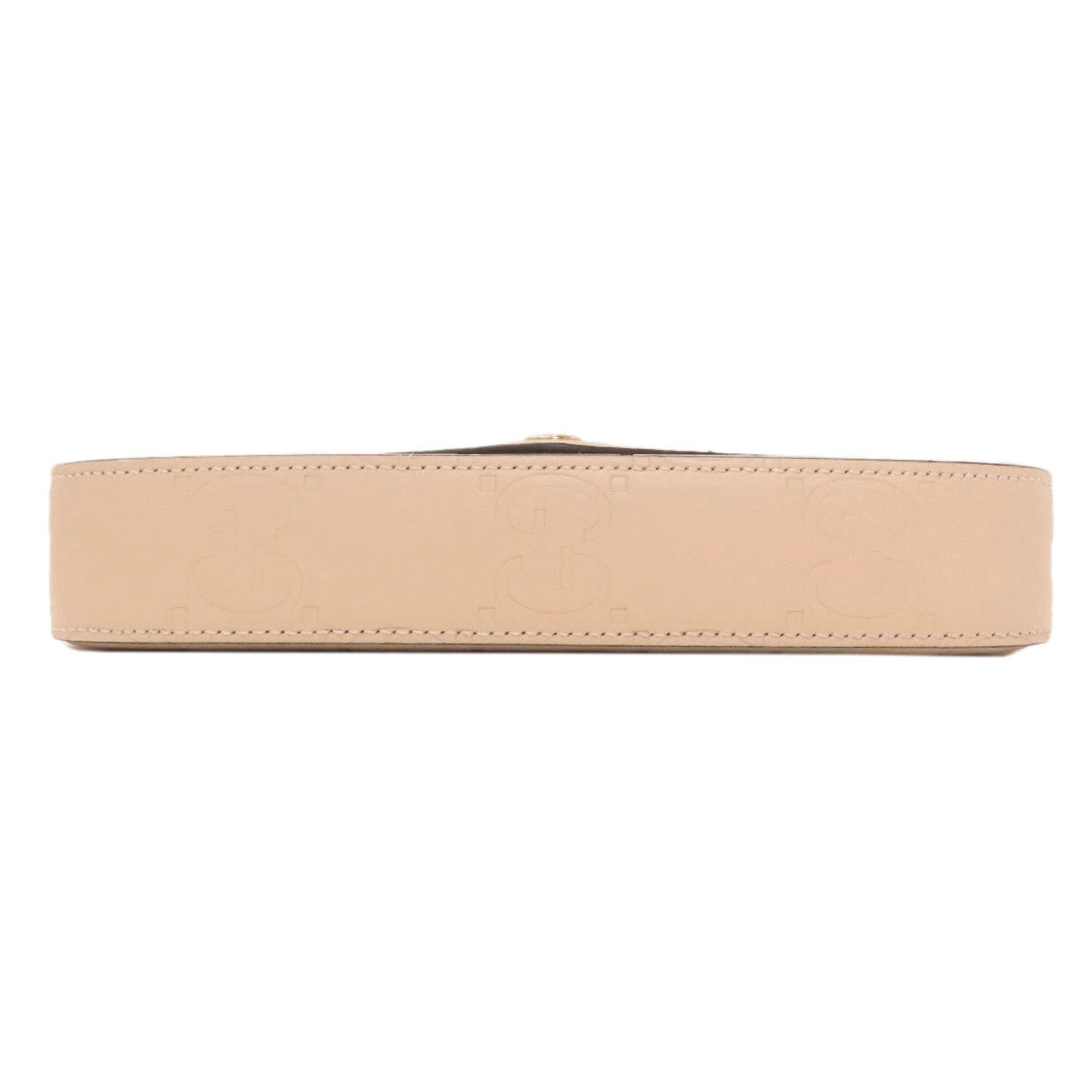 Gucci Beige Leather Shoulder Bag (Pre-Owned)
