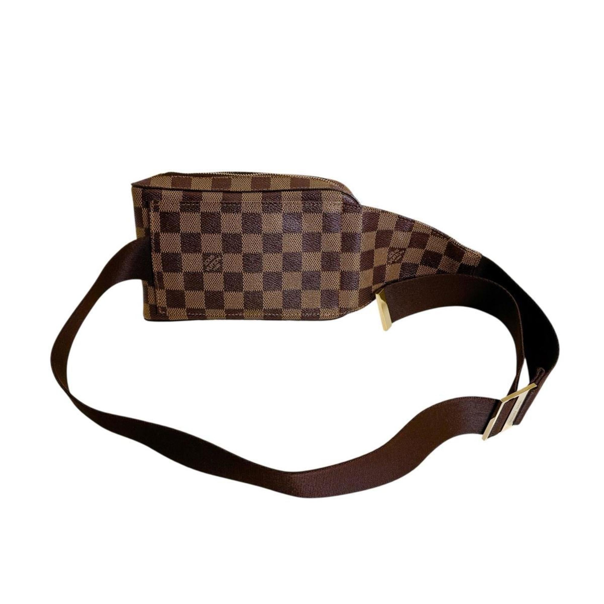Louis Vuitton Damier Ebene Damier Canvas Fanny Pack Sling Bag (Pre-Owned)