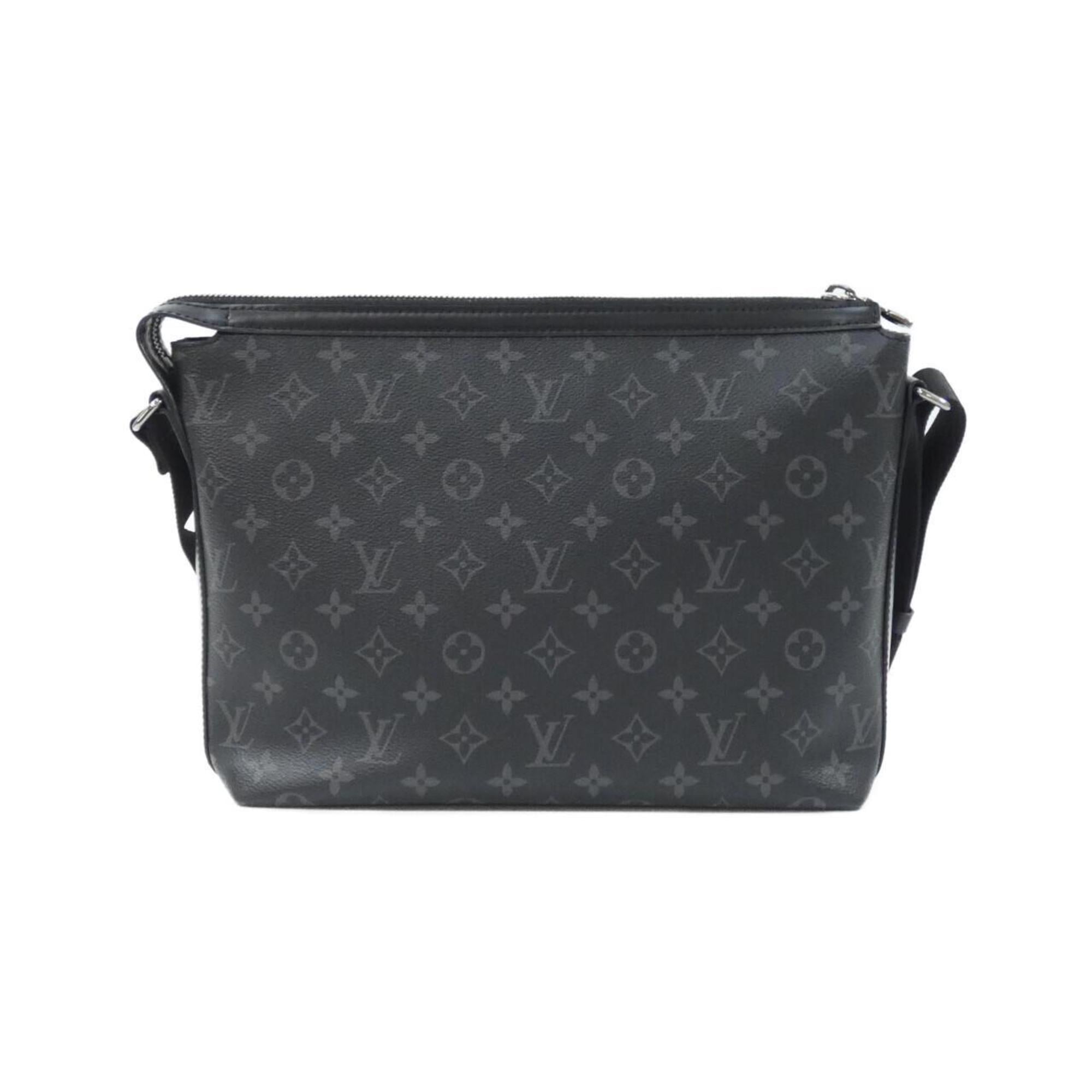 Louis Vuitton Black Coated Canvas Shoulder Bag (Pre-Owned)