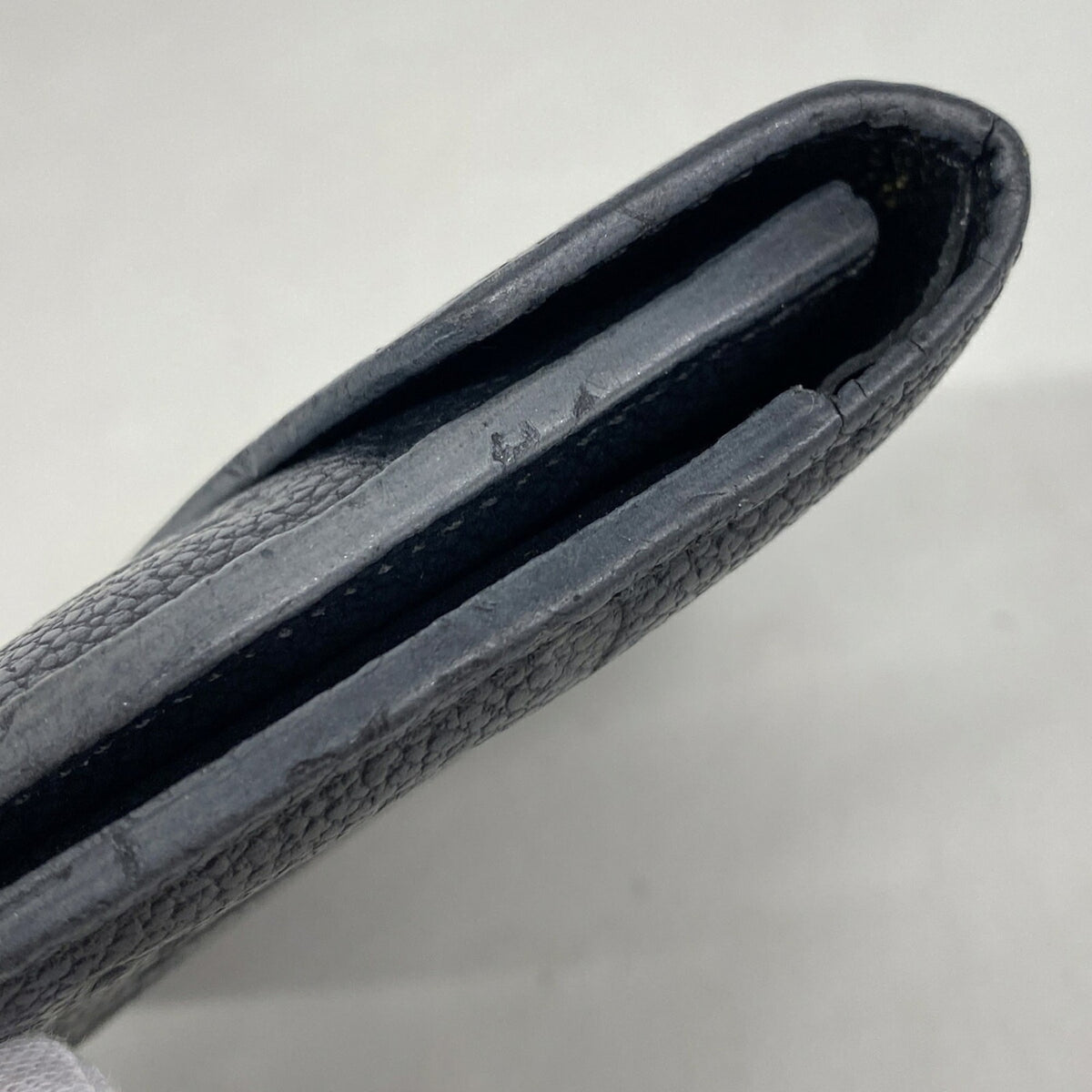 Louis Vuitton Noir Wallet (Tri-Fold) (Pre-Owned)