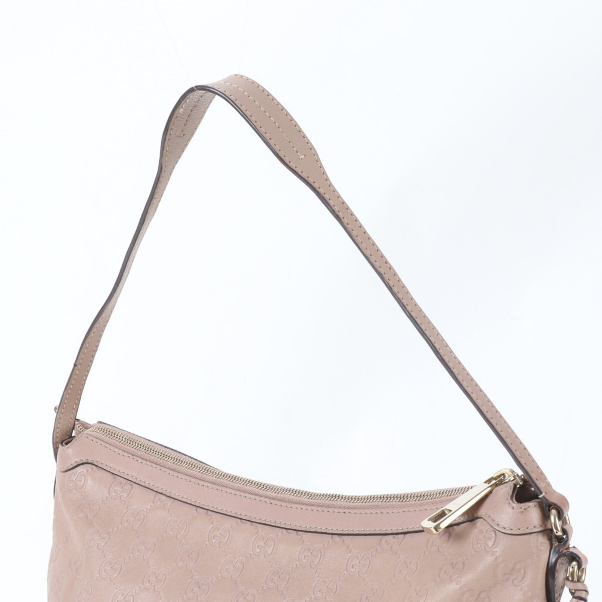 Gucci Pink Leather Handbag Shoulder Bag Tote Bag (Pre-Owned)
