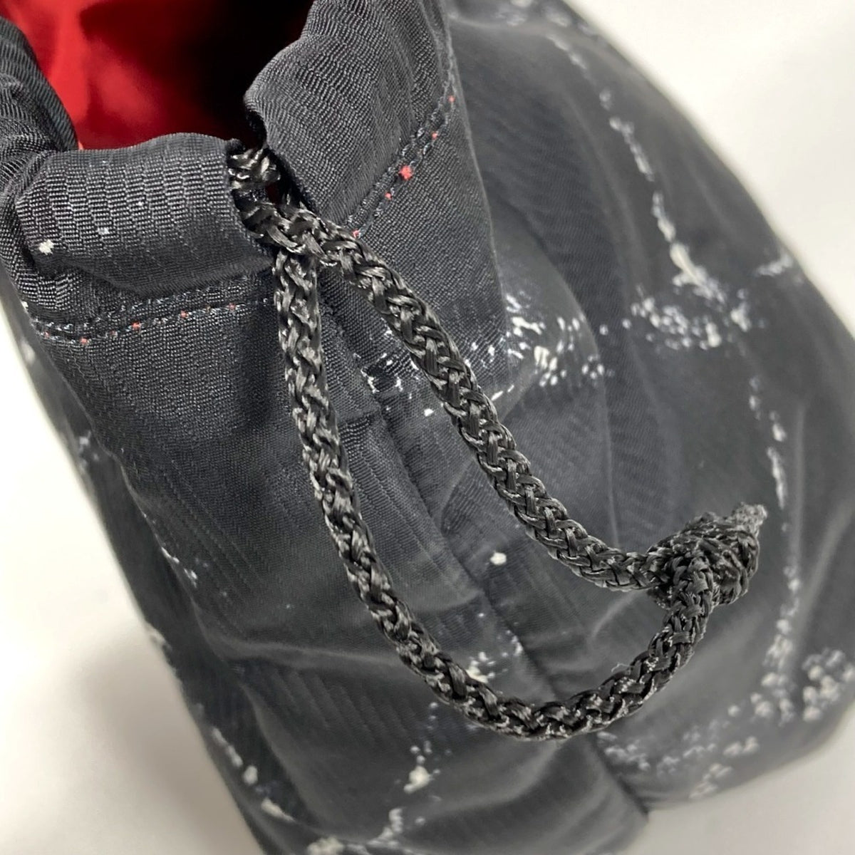 Chanel Travel Line Black Nylon Handbag (Pre-Owned)