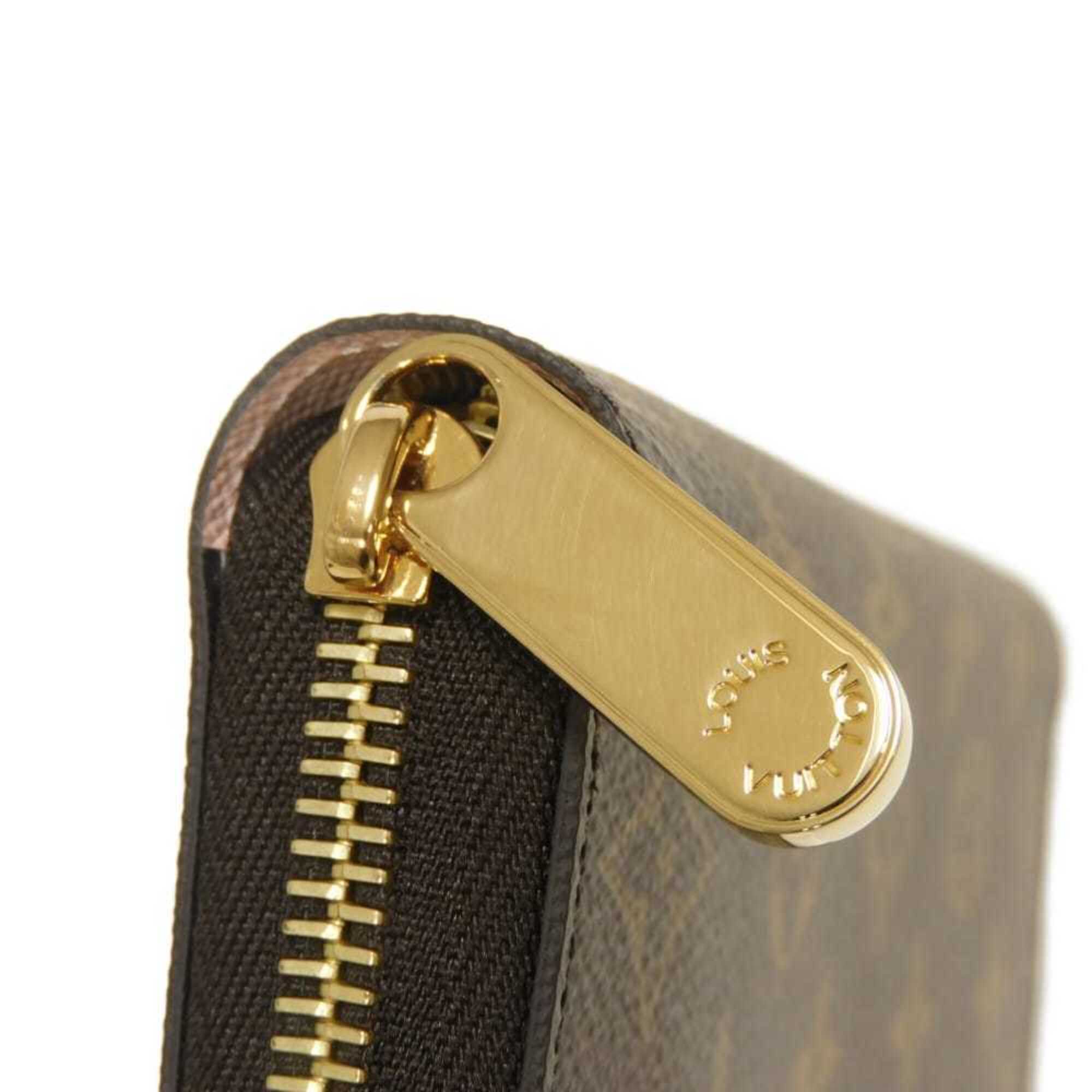 Louis Vuitton Brown Monogram Pink Rose Ballerine Monogram Long Wallet (Bi-Fold) (Pre-Owned)