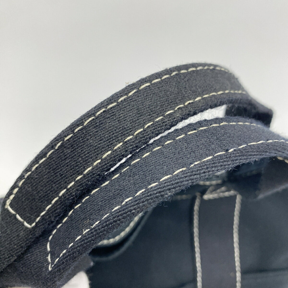Hermes Black Canvas Tote Bag (Pre-Owned)