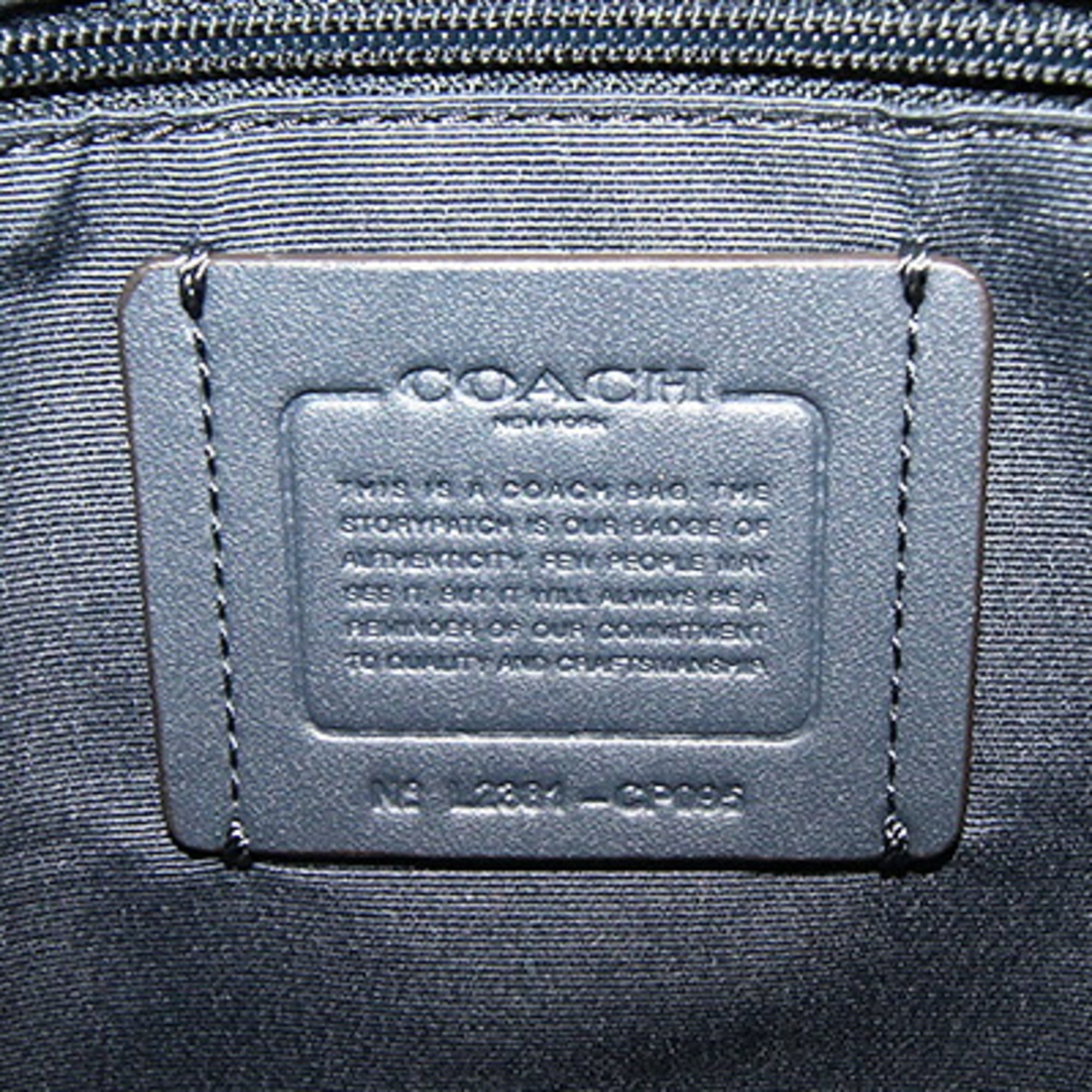 Coach Blue Leather Handbag (Pre-Owned)