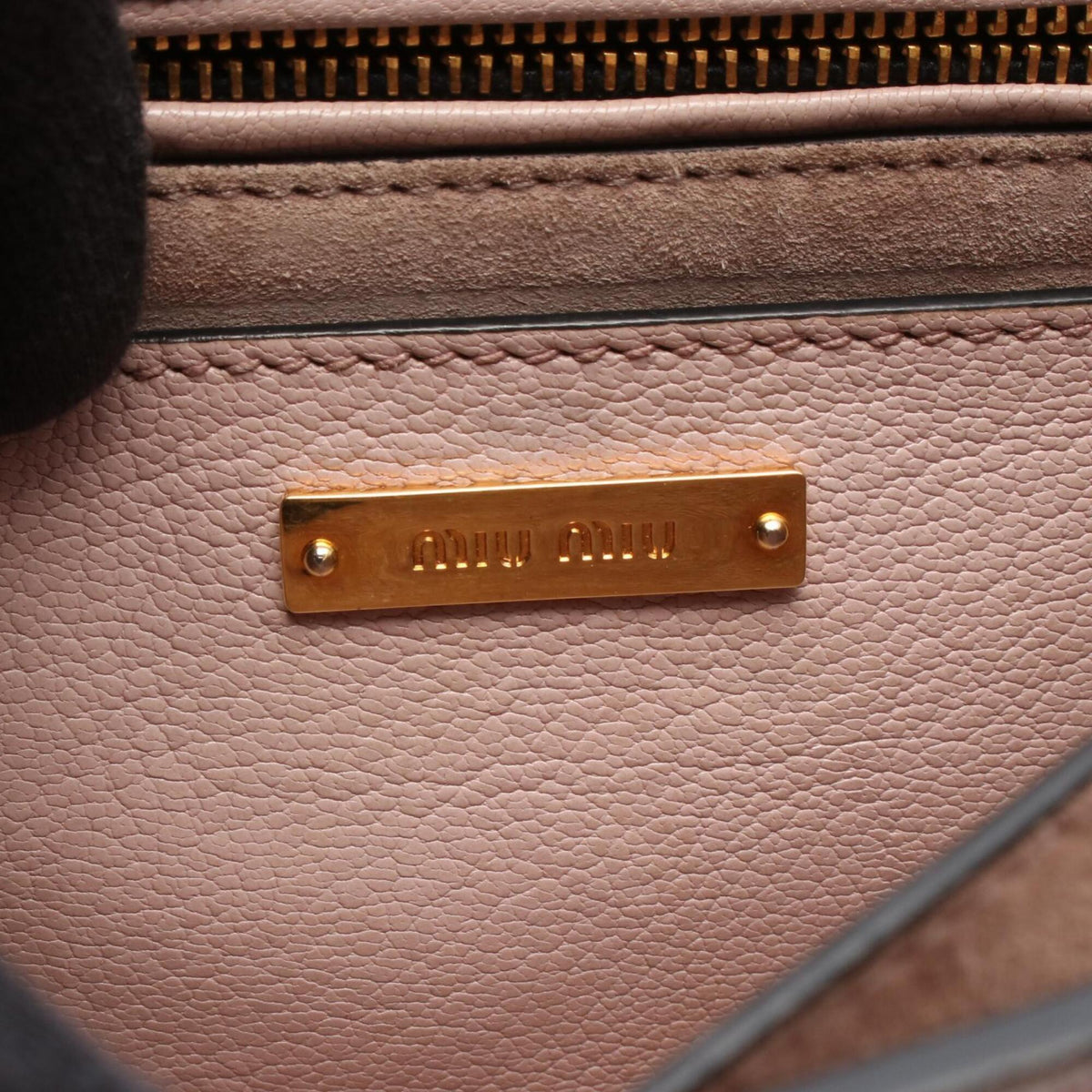 Miu Miu Pink Leather Handbag Shoulder Bag (Pre-Owned)