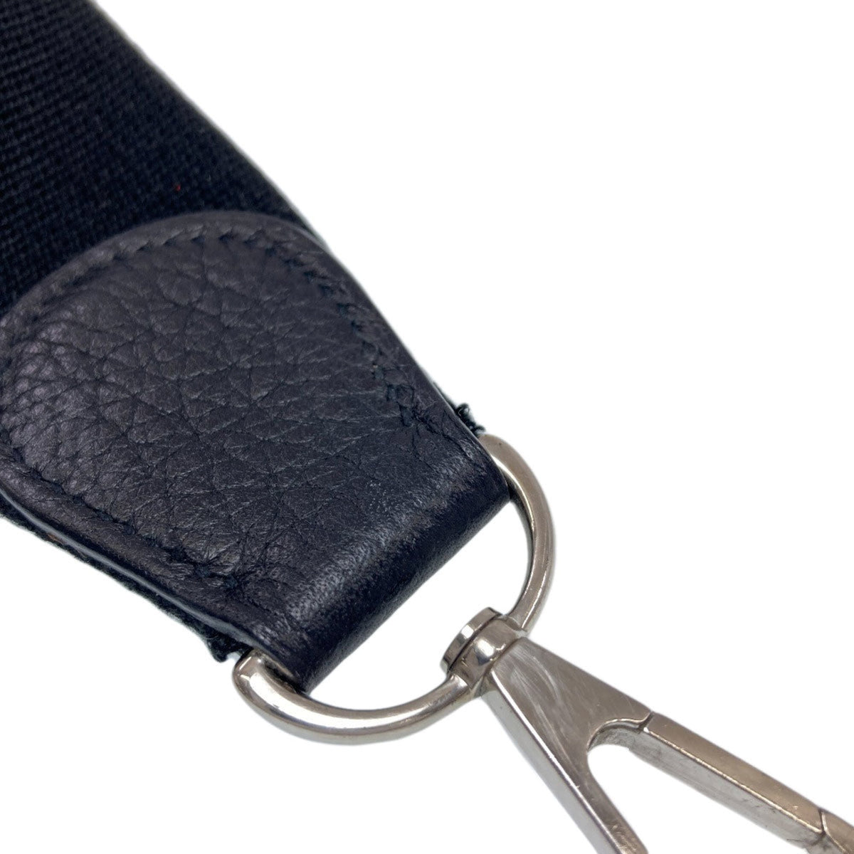 Hermes Black Taurillon Clemence Leather Shoulder Bag (Pre-Owned)