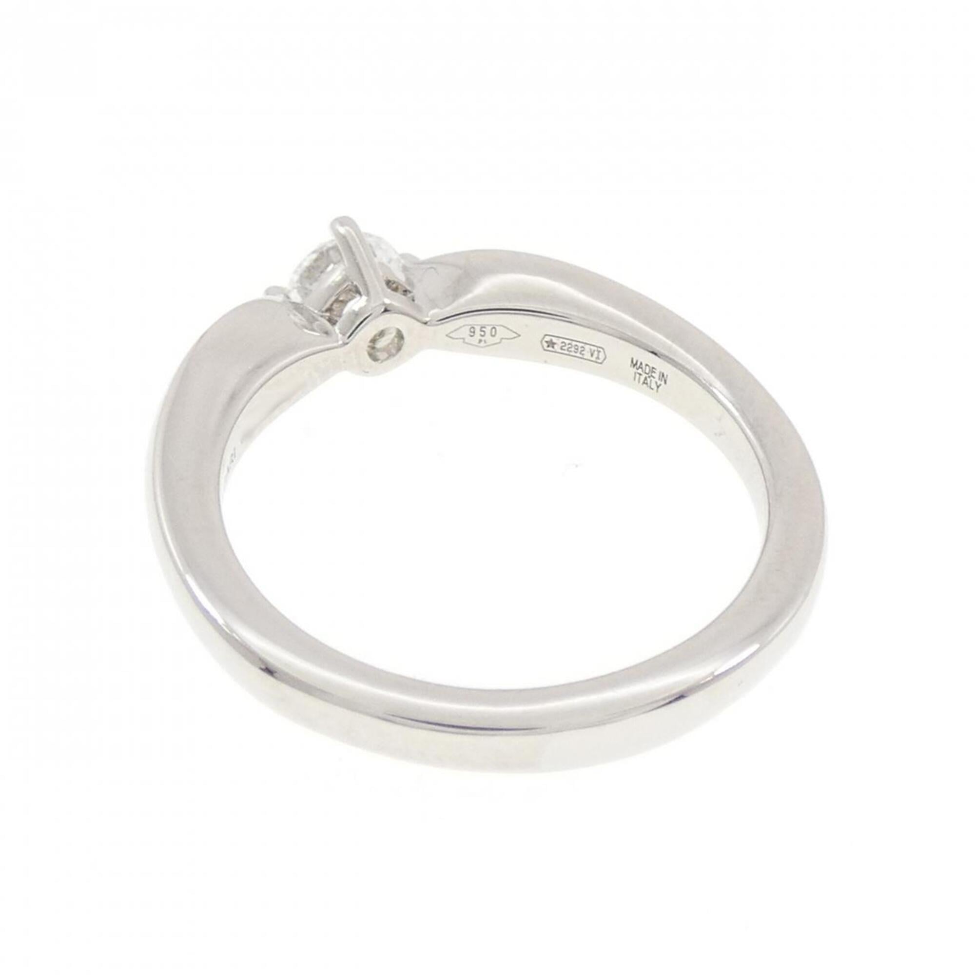 Bvlgari Silver Platinum 950 Anniversary Ring (Pre-Owned)