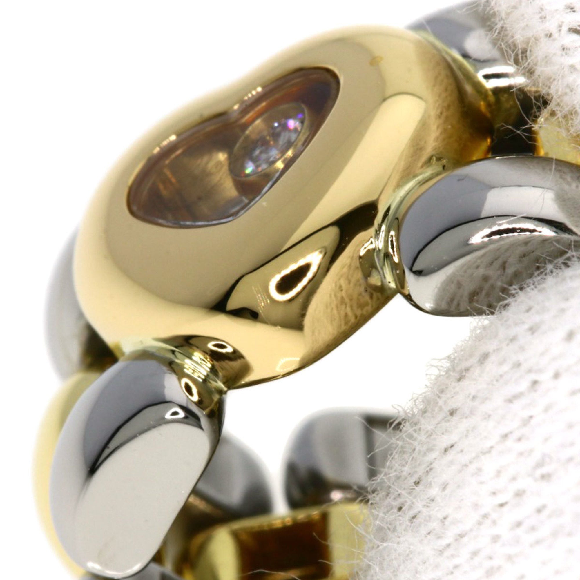 Chopard Yellow Gold (18K) Stainless Steel Band Ring (Pre-Owned)
