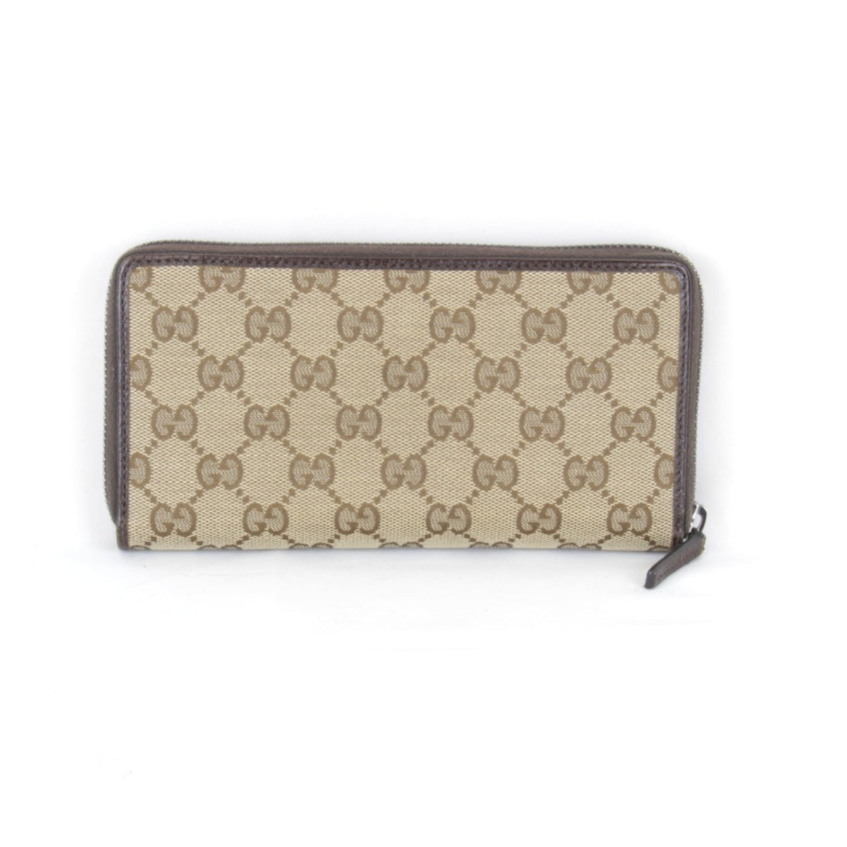 Gucci Brown Gg Canvas Long Wallet (Bi-Fold) (Pre-Owned)