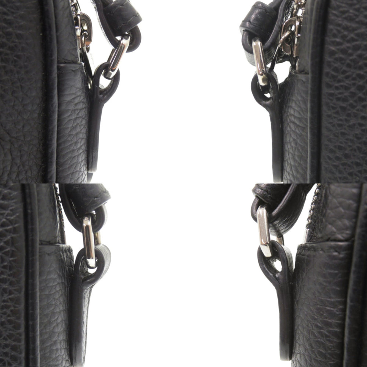 Burberry Black Leather Shoulder Bag (Pre-Owned)