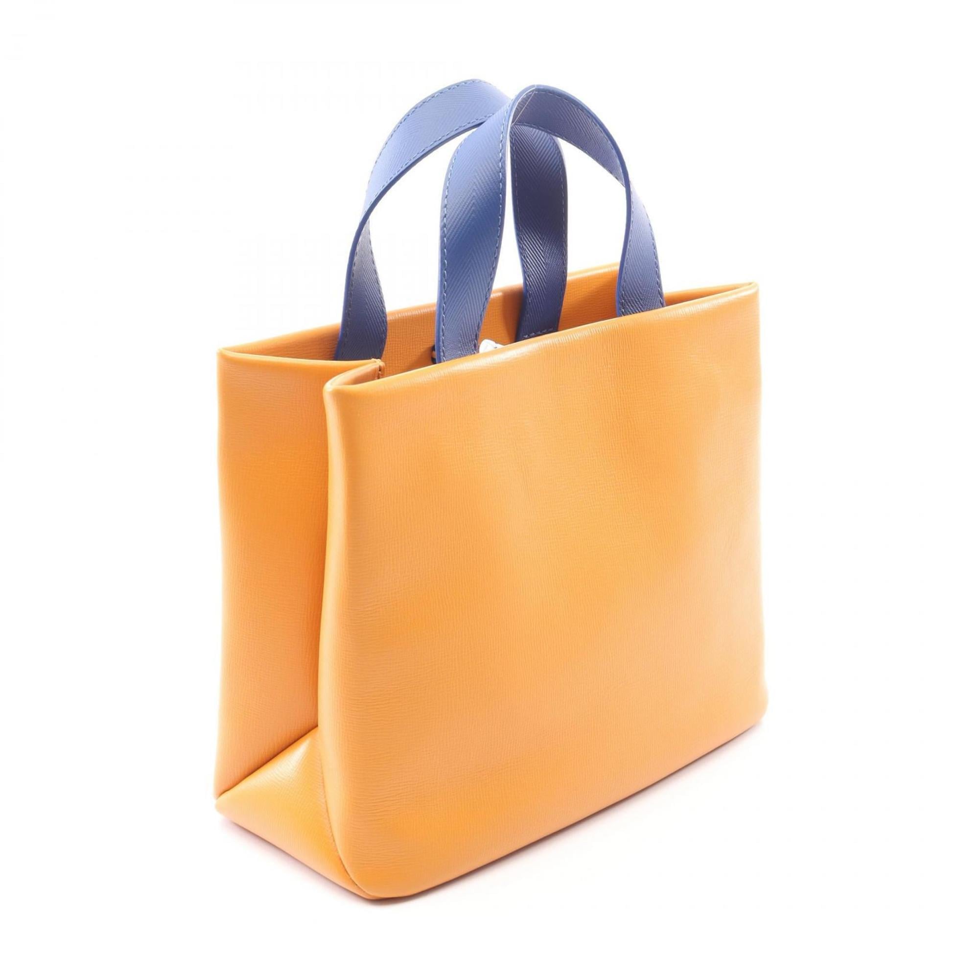 Louis Vuitton Orange Saffron Leather Handbag Tote Bag (Pre-Owned)