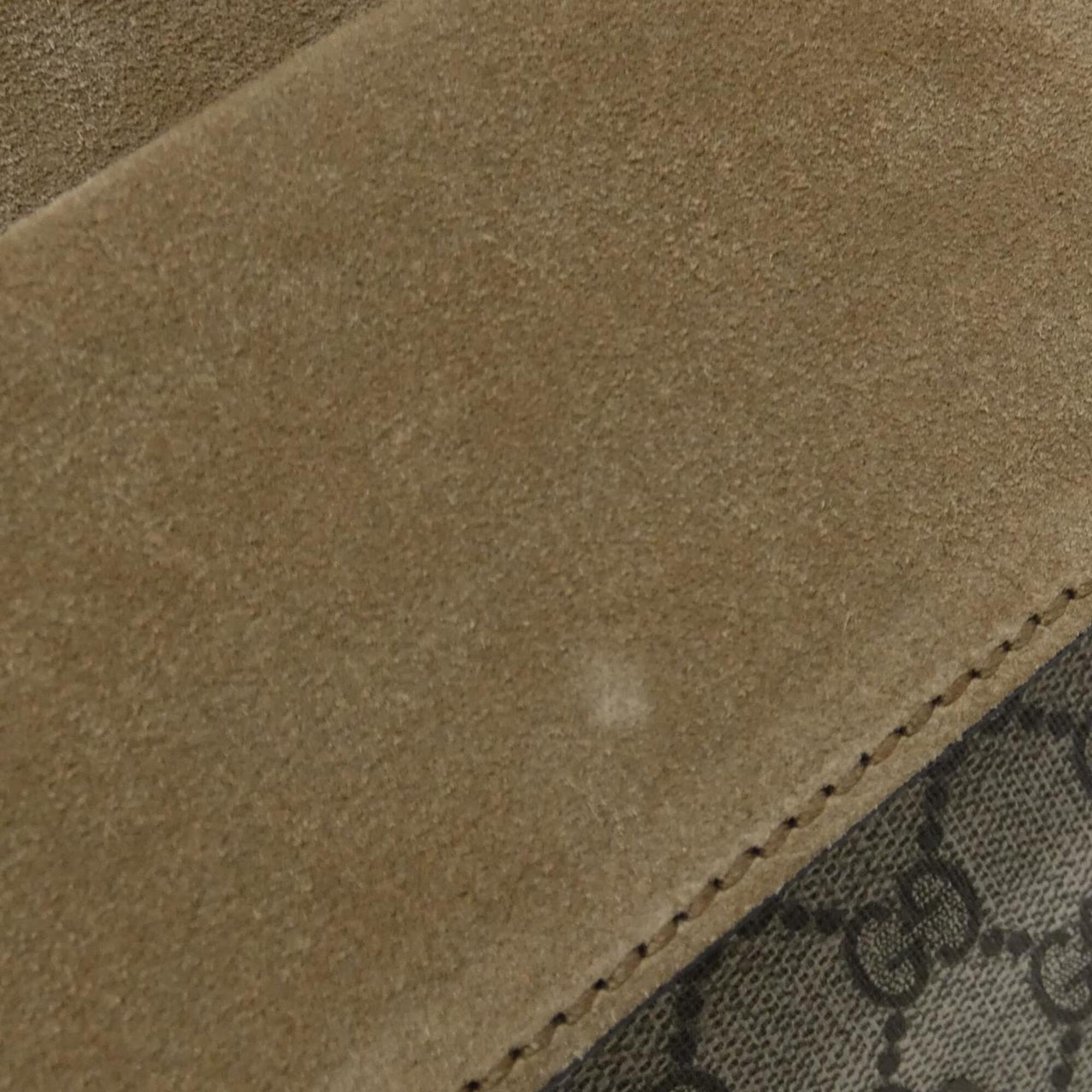 Gucci Beige Gg Canvas Handbag (Pre-Owned)