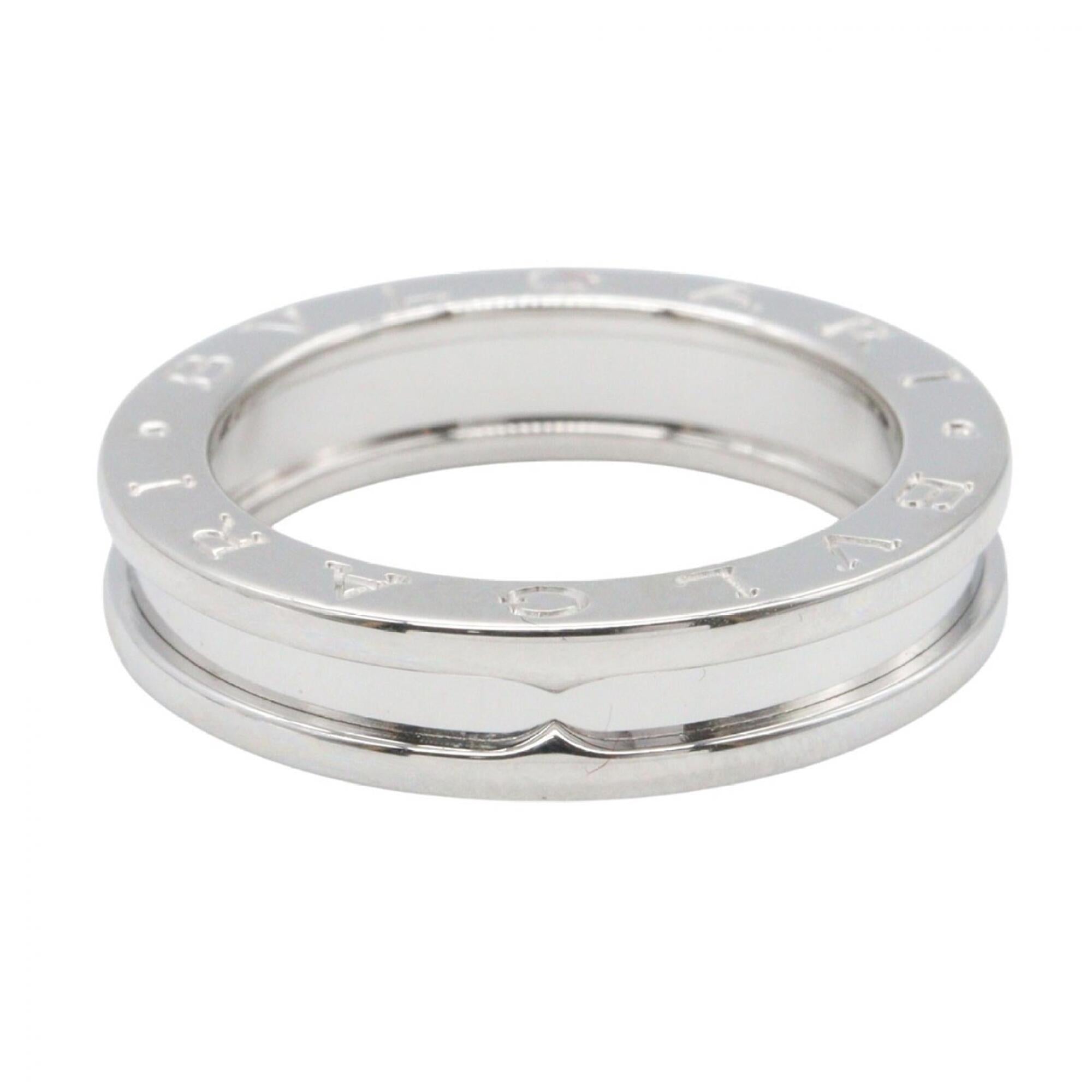 Bvlgari Silver White Gold (18K) Band Ring (Pre-Owned)