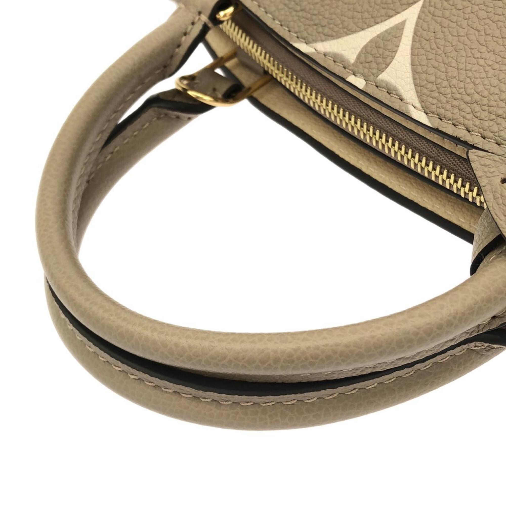 Louis Vuitton Cream Tourterelle Leather Handbag (Pre-Owned)