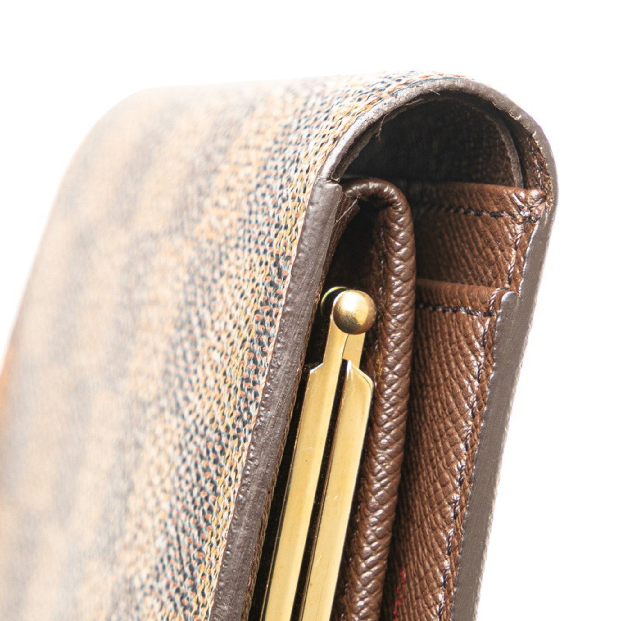 Louis Vuitton Brown Pvc Wallet (Tri-Fold) (Pre-Owned)