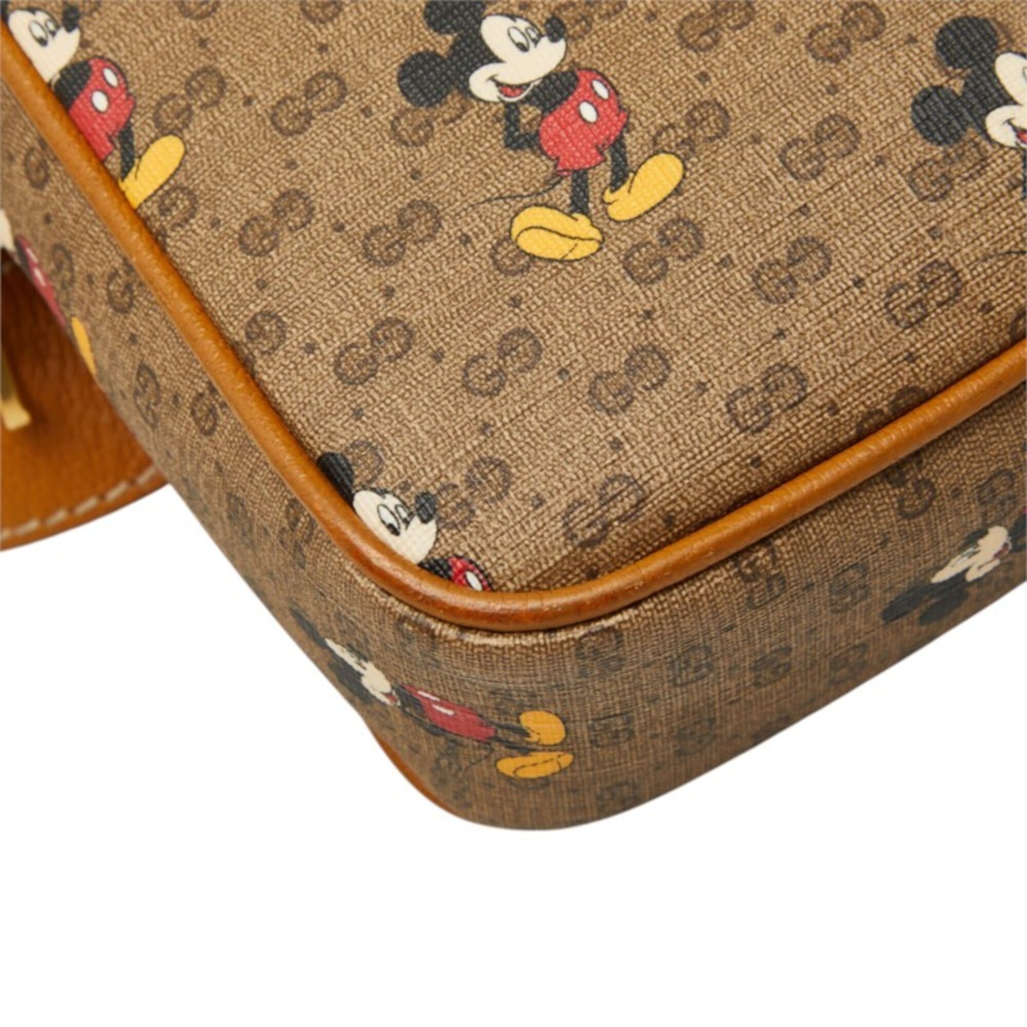 Gucci Brown Pvc Leather Sling Bag (Pre-Owned)