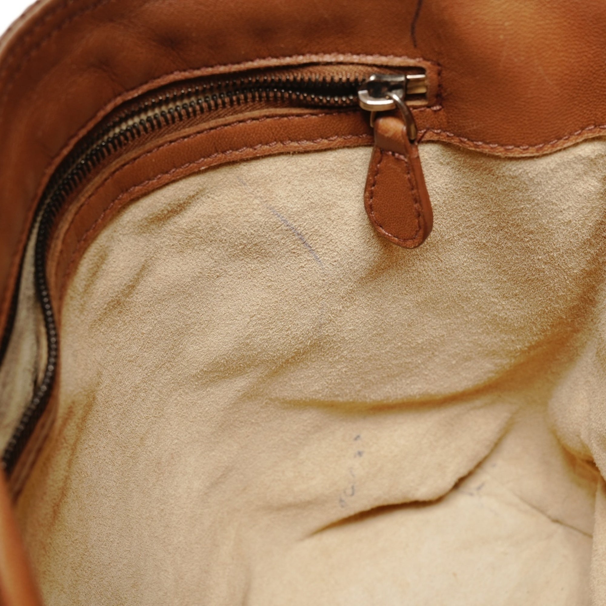 Bottega Veneta Intrecciato Brown Leather Handbag (Pre-Owned)
