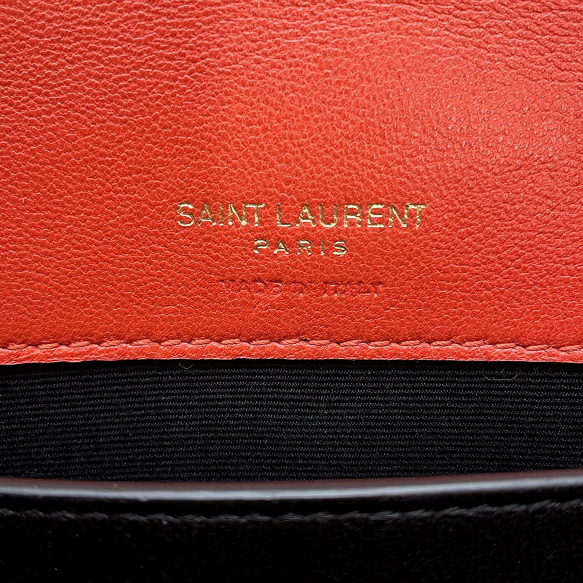 Yves Saint Laurent Orange Leather Shoulder Bag (Pre-Owned)