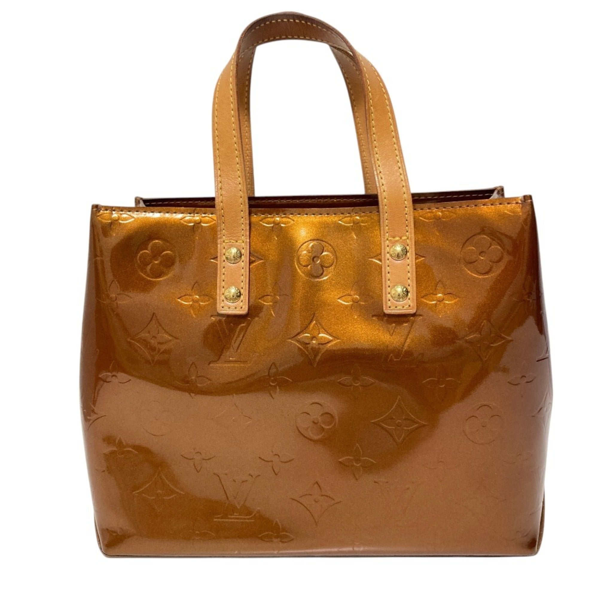 Louis Vuitton Bronze Monogram Vernis Handbag (Pre-Owned)