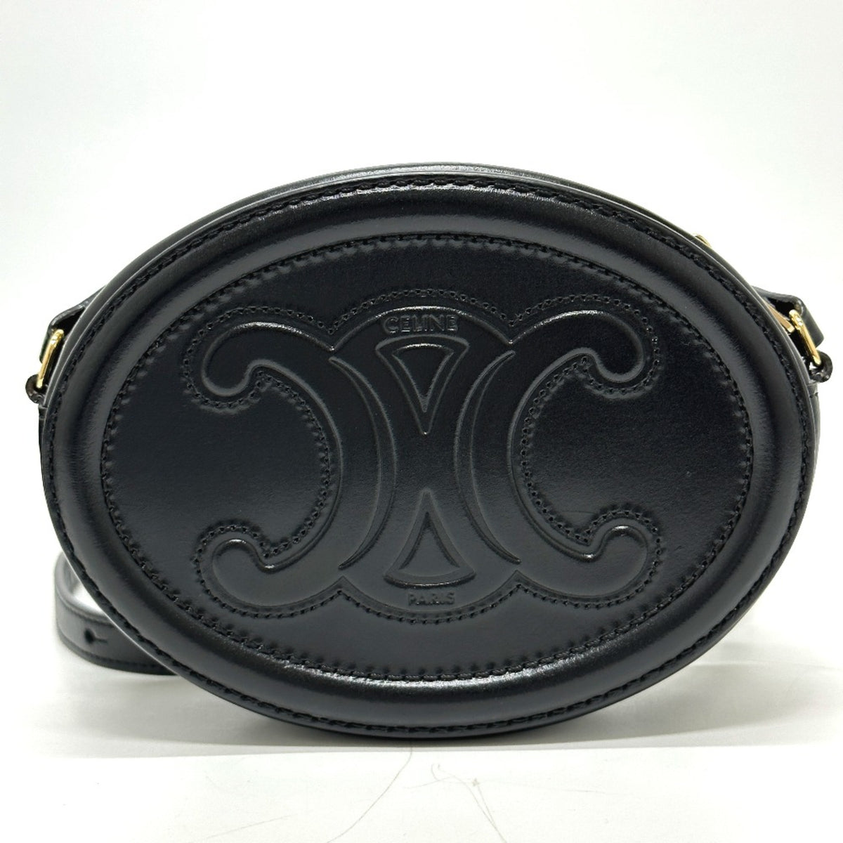 Celine Black Leather Shoulder Bag (Pre-Owned)