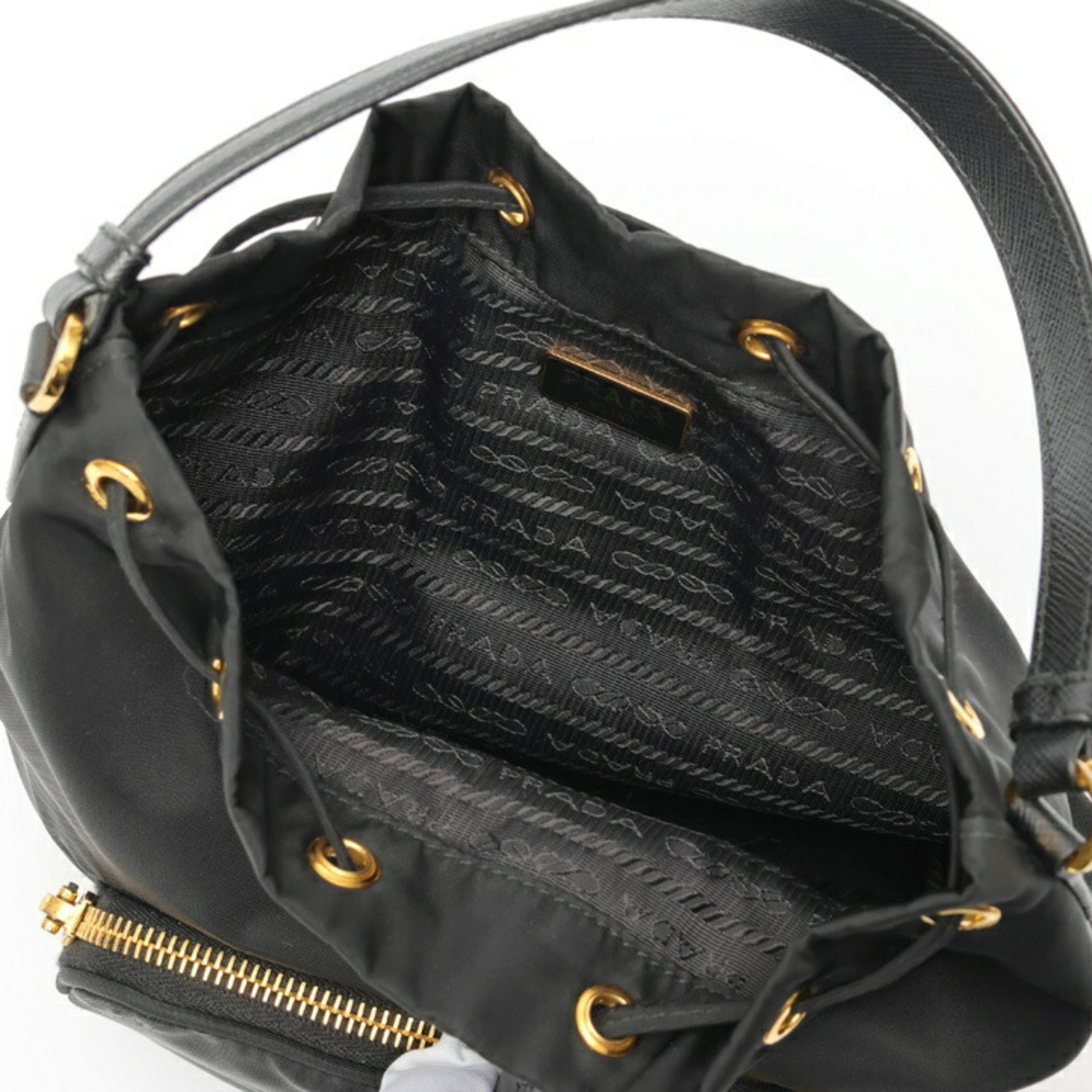 Prada Black Fabric Shoulder Bag (Pre-Owned)