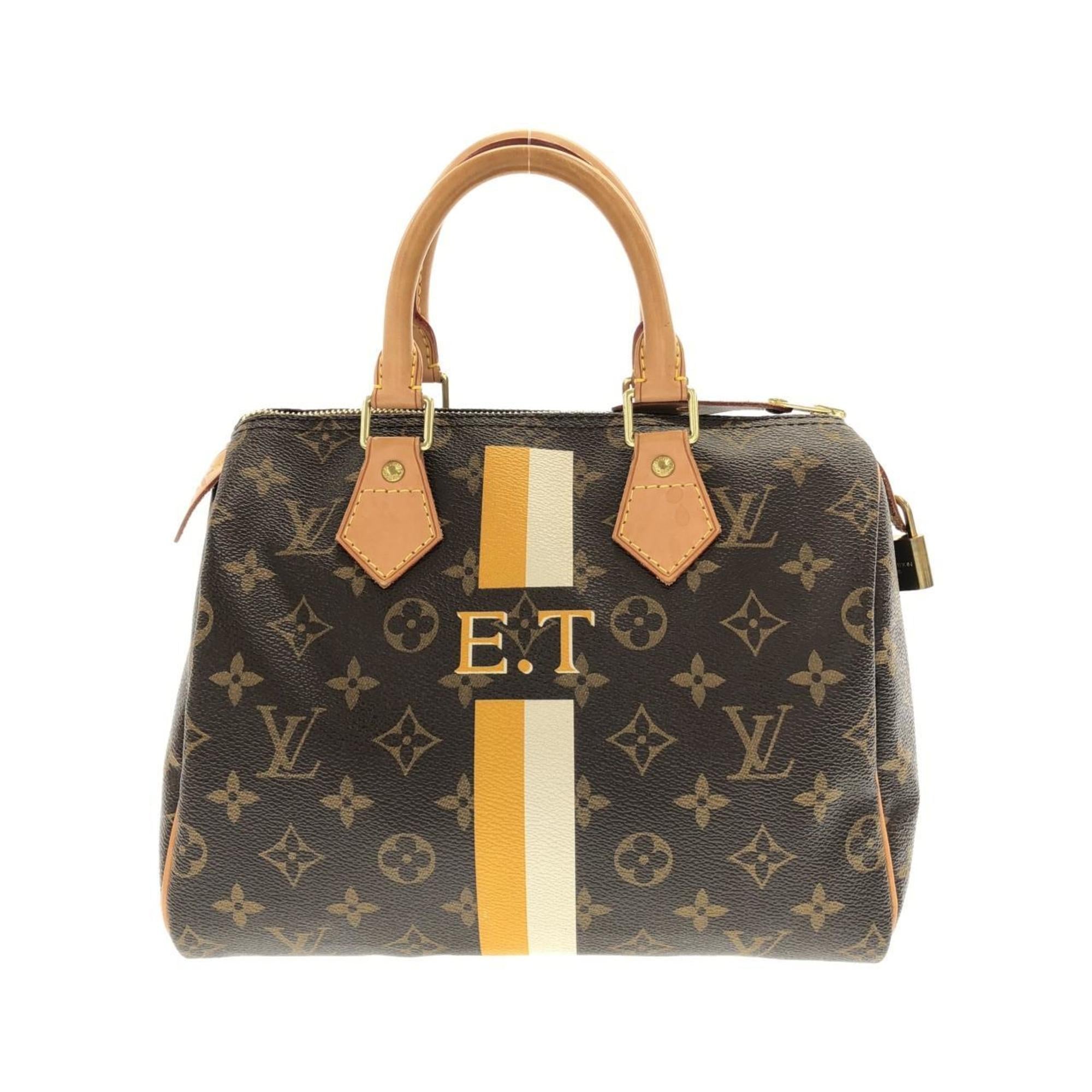 Louis Vuitton Marron Coated Canvas Boston Bag (Pre-Owned)