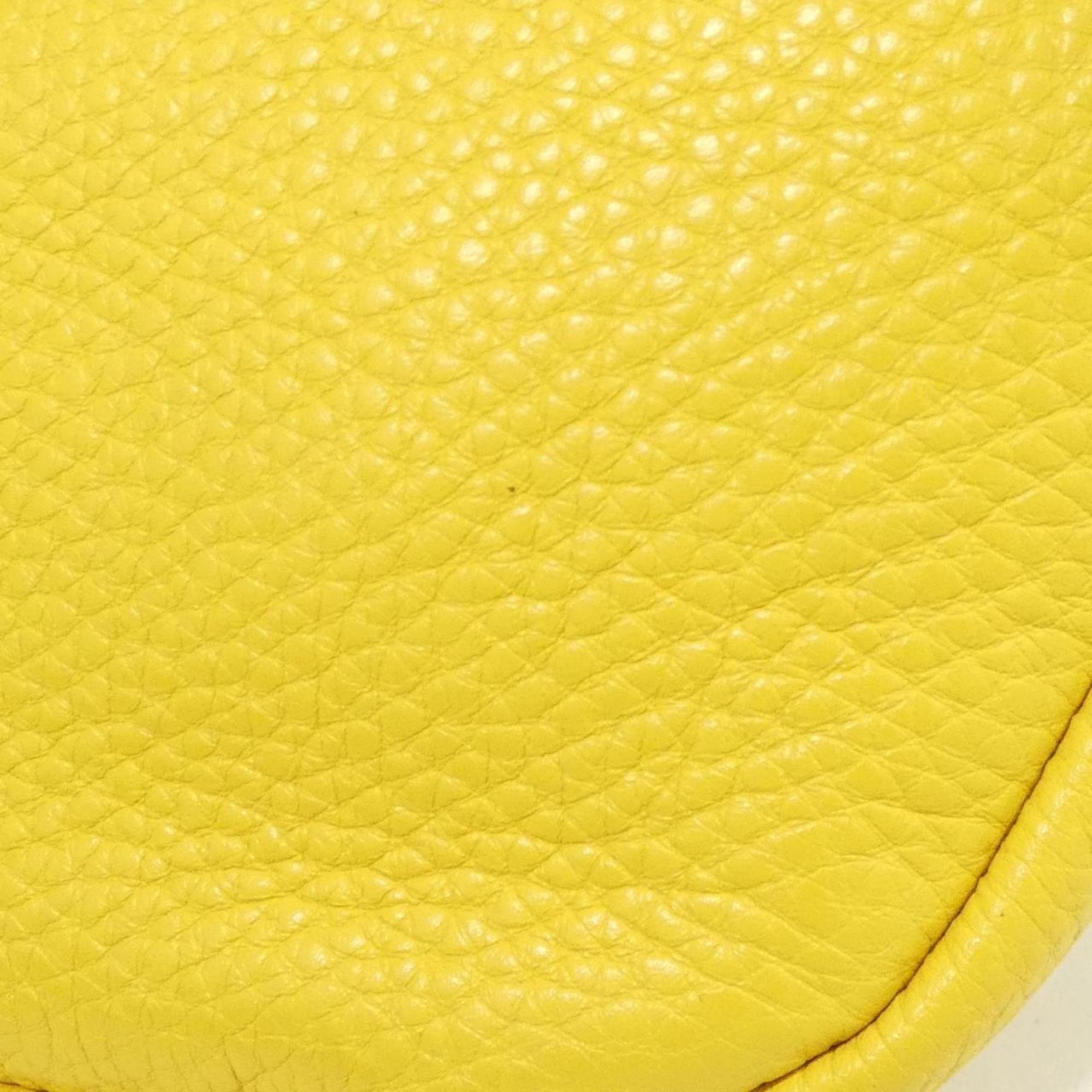 Fendi Yellow Leather Fanny Pack (Pre-Owned)