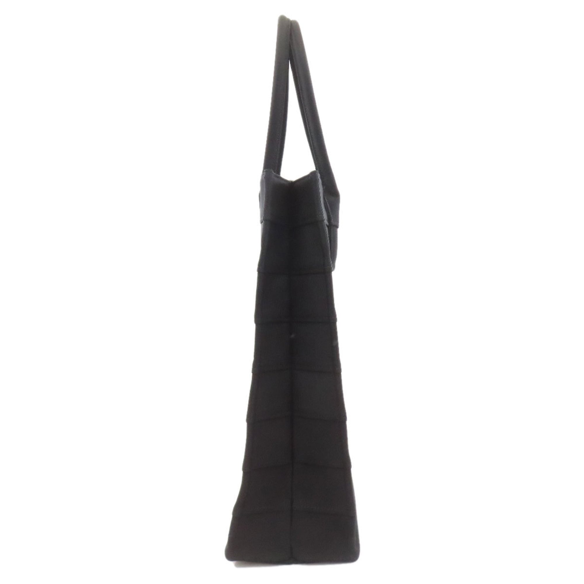 Salvatore Ferragamo Black Canvas Tote Bag (Pre-Owned)