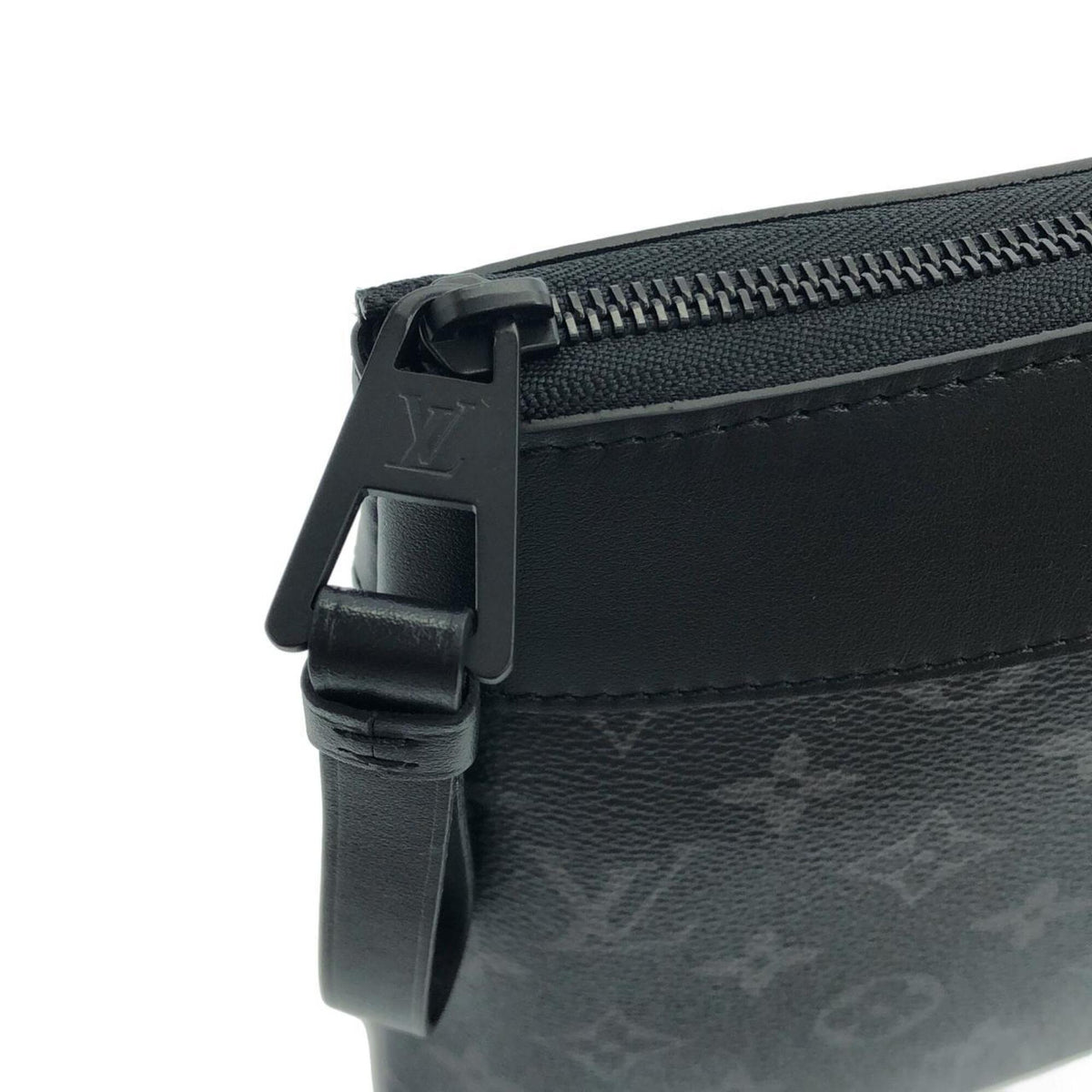 Louis Vuitton Black Coated Canvas Handbag Pochette (Pre-Owned)